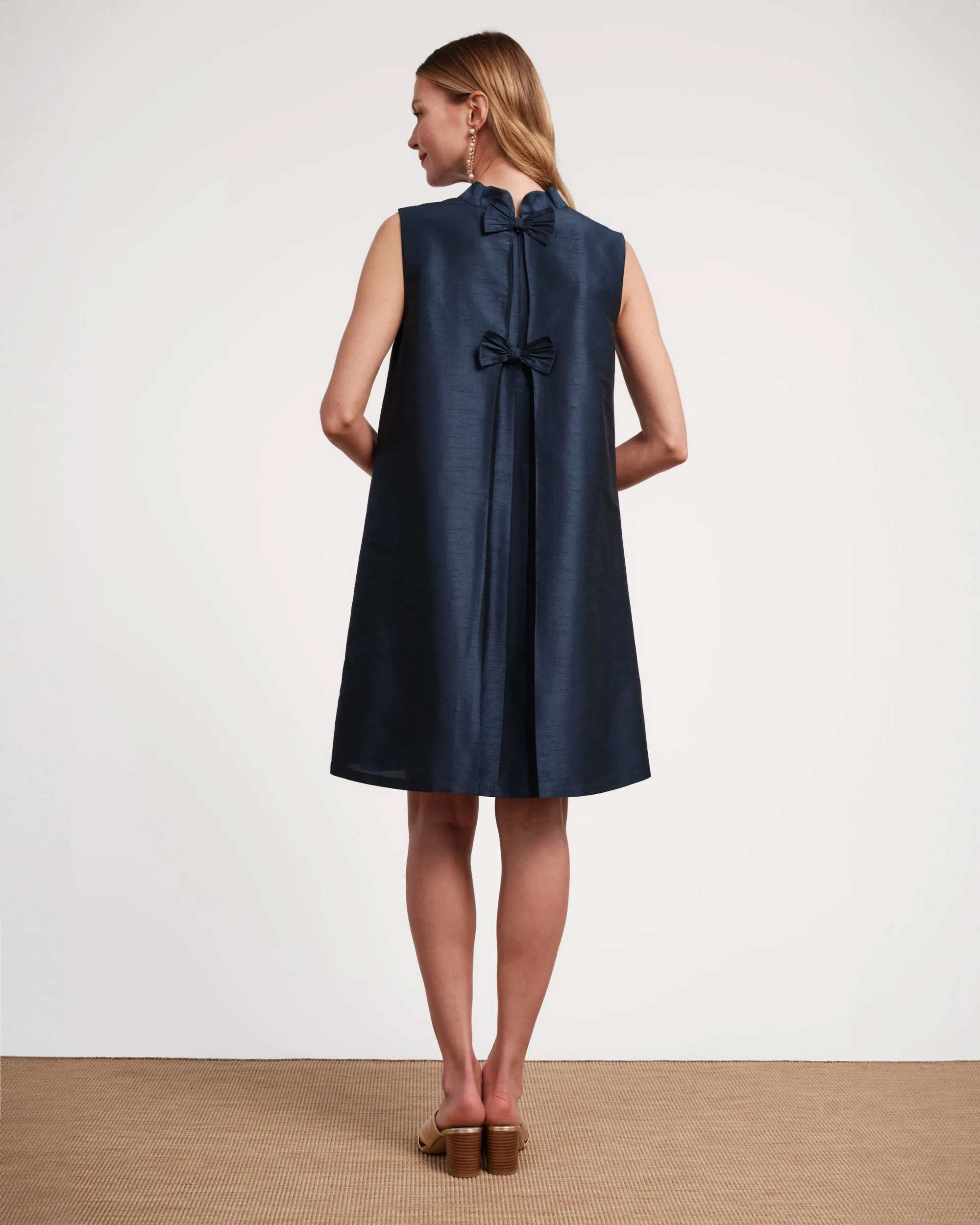 Sleeveless Diplomat Mini Dress - Navy sold by Frances Valentine product image thumbnail 2