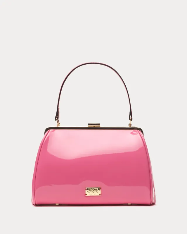 Frances Frame Bag - Patent Leather Pink sold by Frances Valentine