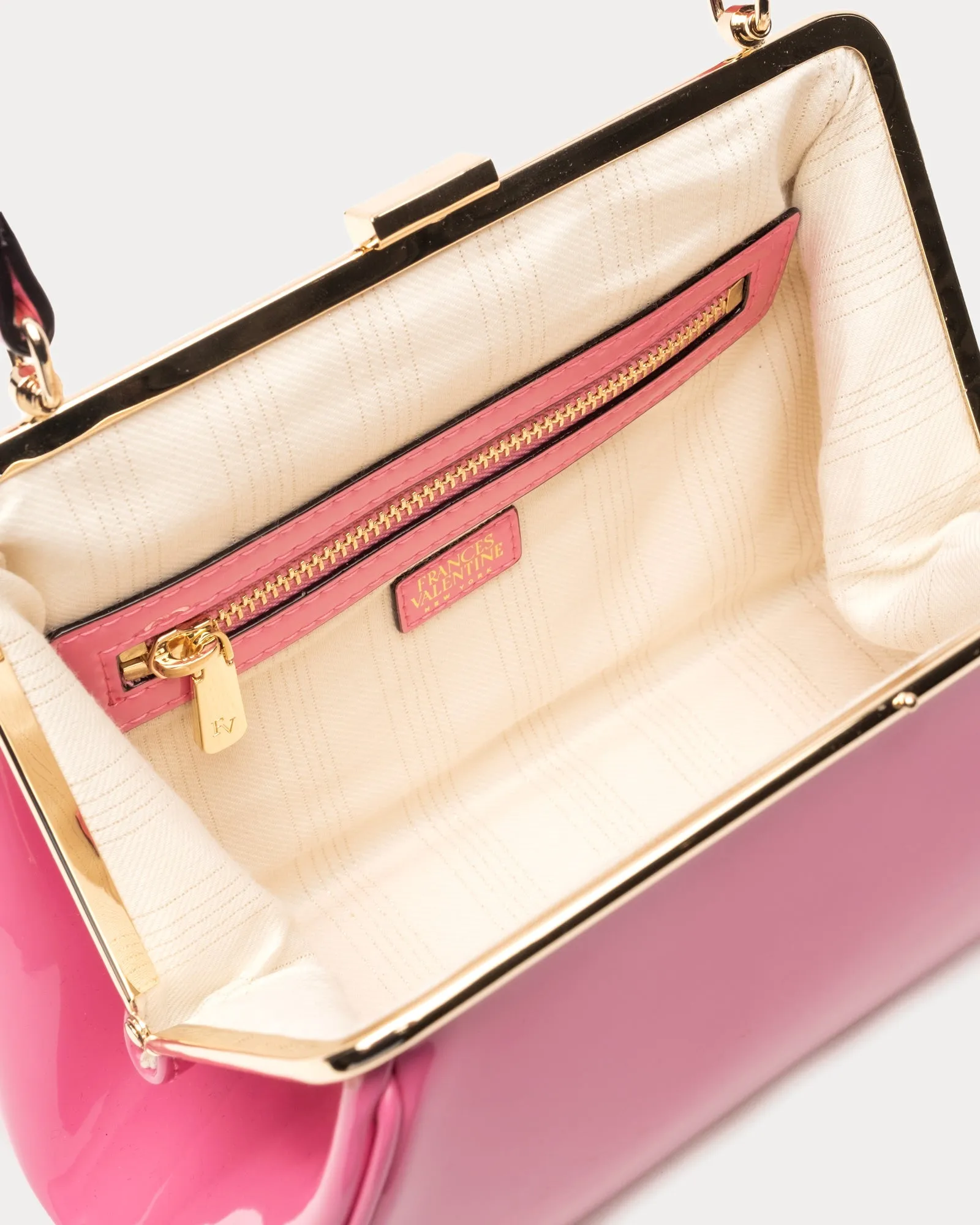 Frances Frame Bag - Patent Leather Pink sold by Frances Valentine product image thumbnail 4