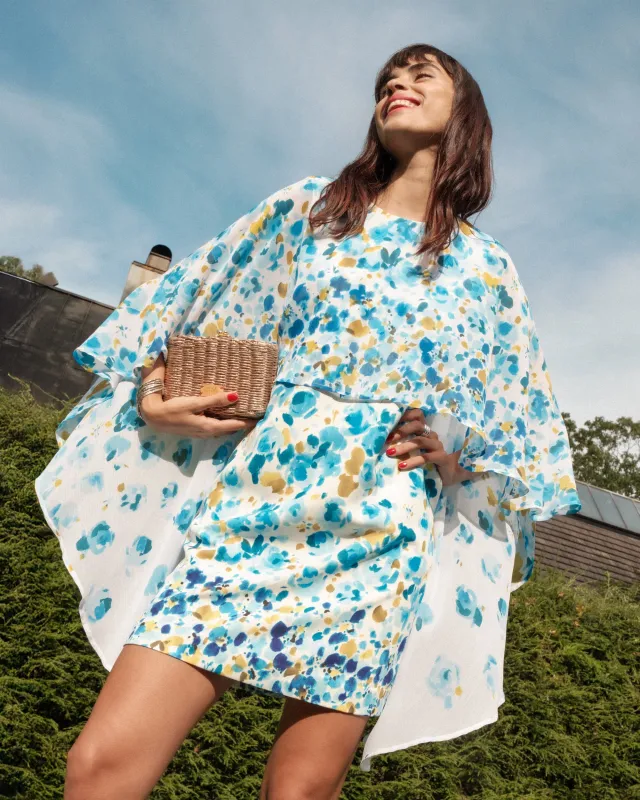 Mini Cape Dress - Pocket Full of Posies sold by Frances Valentine