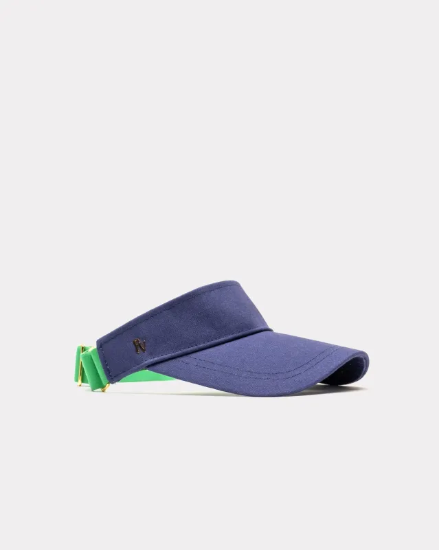 Cotton Visor - Navy sold by Frances Valentine