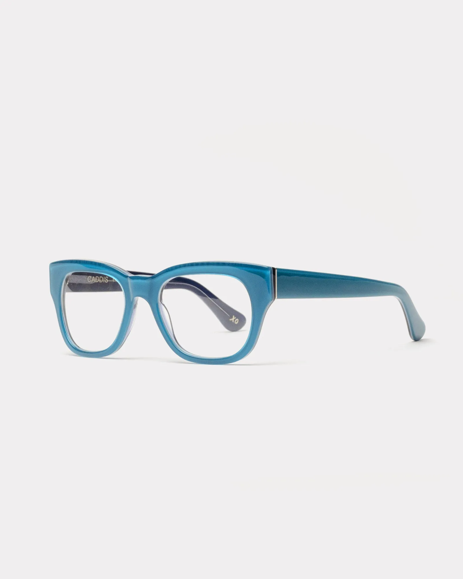 Miklos Reading Glasses - Polished Carolina Blue sold by Frances Valentine product image thumbnail 4