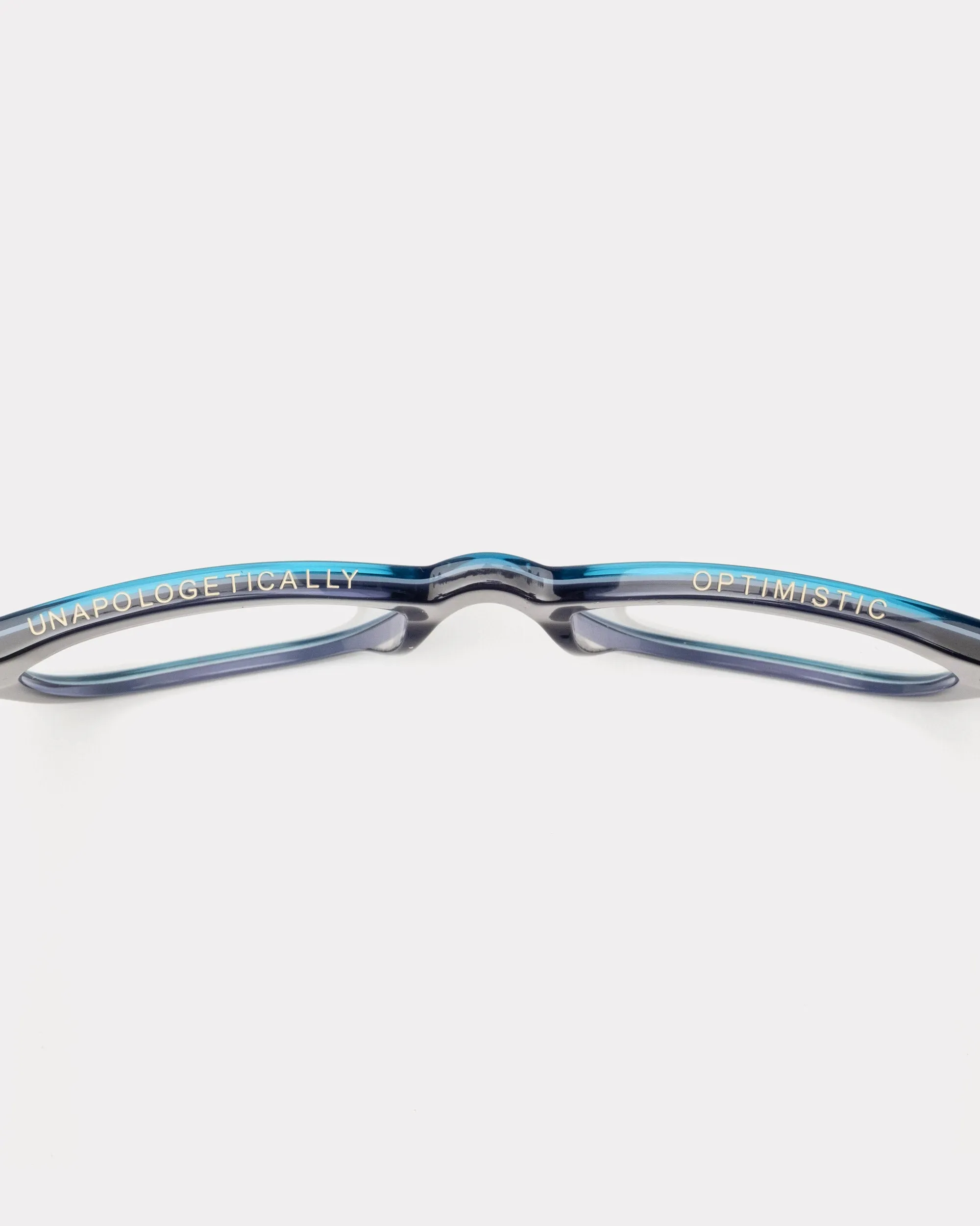 Miklos Reading Glasses - Polished Carolina Blue sold by Frances Valentine product image thumbnail 5