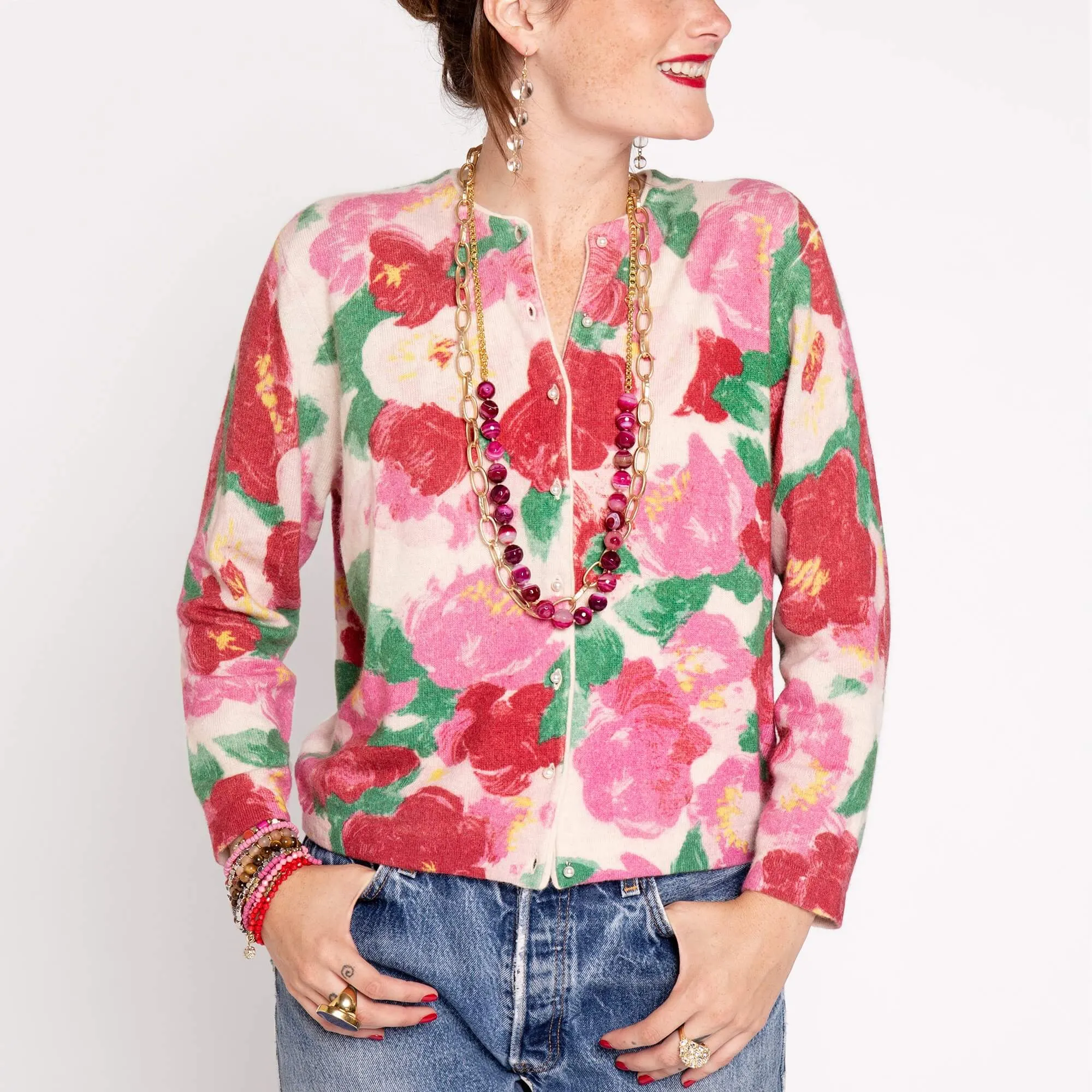 Gold Link Chain Necklace sold by Frances Valentine product image thumbnail 2