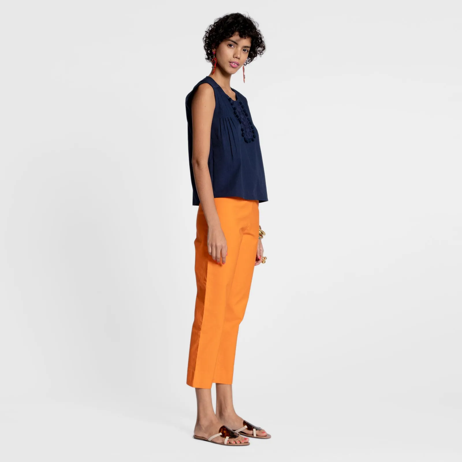Petrie Pant Orange sold by Frances Valentine product image thumbnail 4