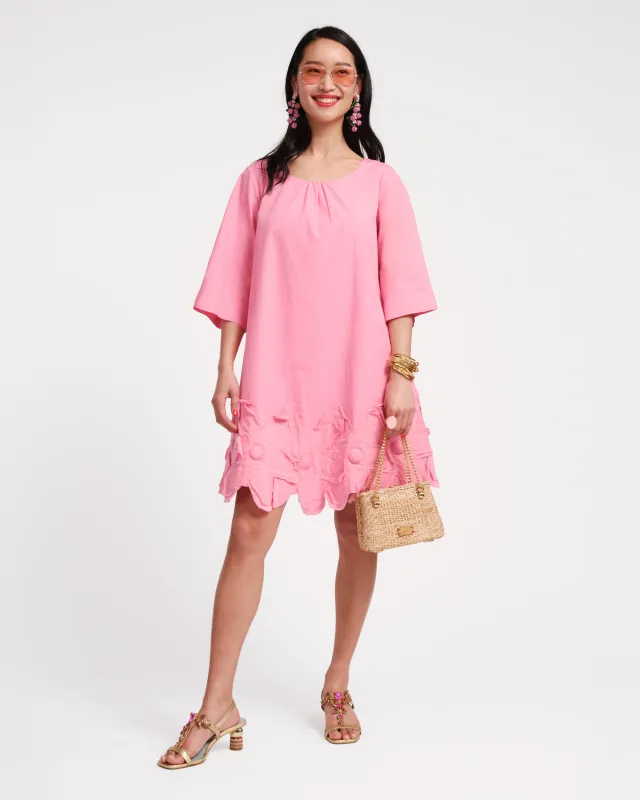 Zennia Flower Dress - Pink sold by Frances Valentine