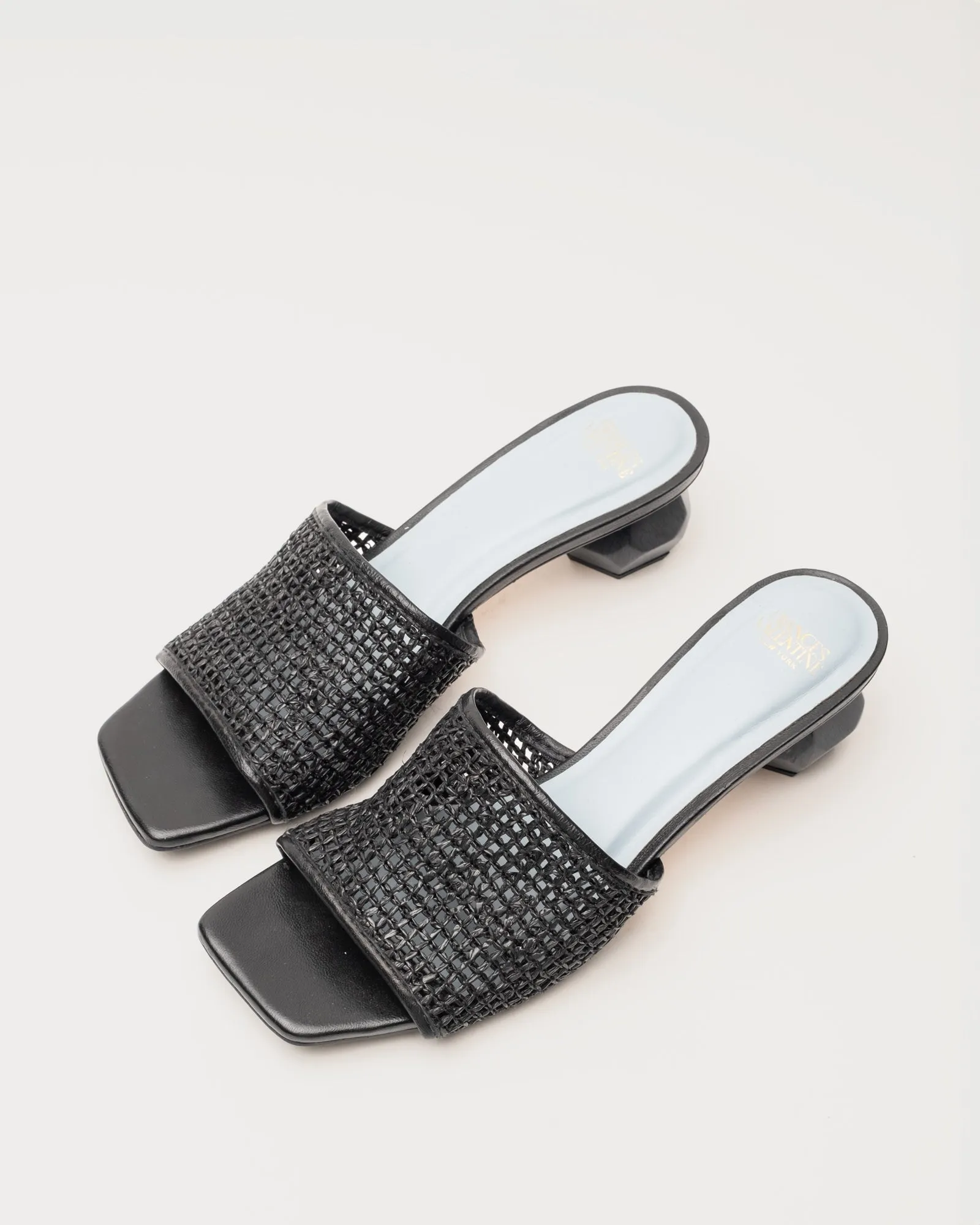 Raffia Mesh Slide - Black sold by Frances Valentine product image thumbnail 5