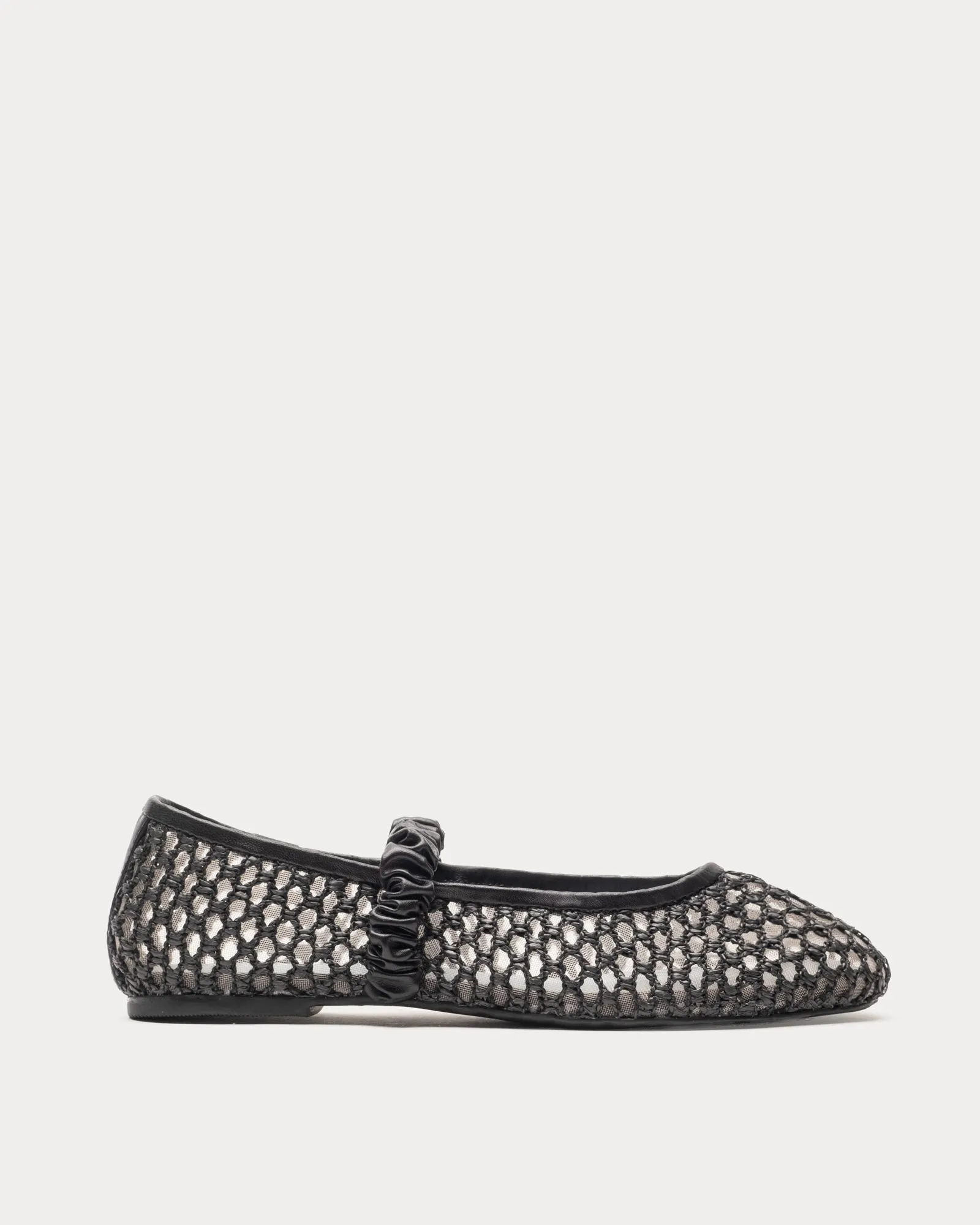 Ella Raffia Ballet Flat - Black sold by Frances Valentine product image thumbnail 3