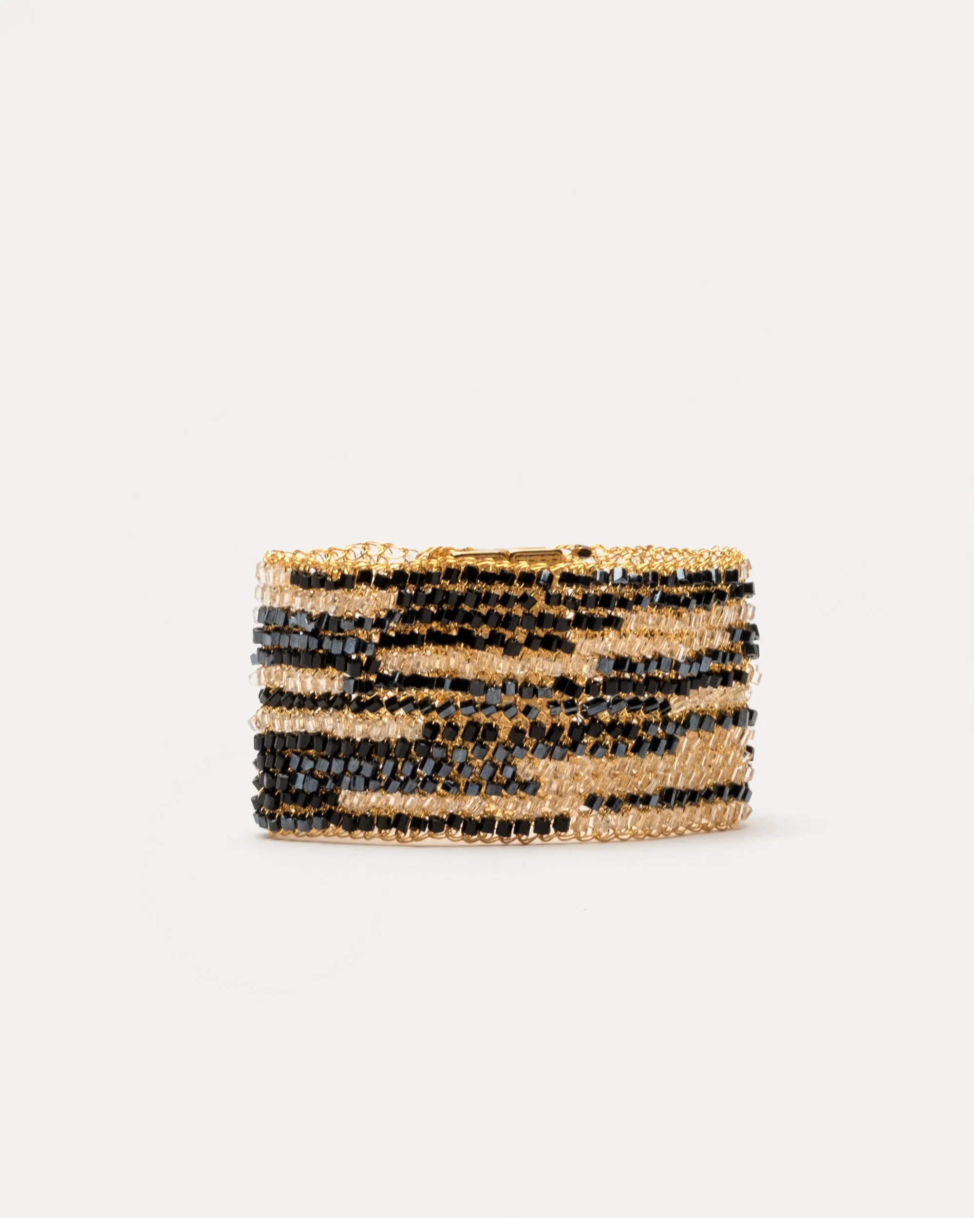 Signature Crochet Bracelet - Black Gold sold by Frances Valentine
