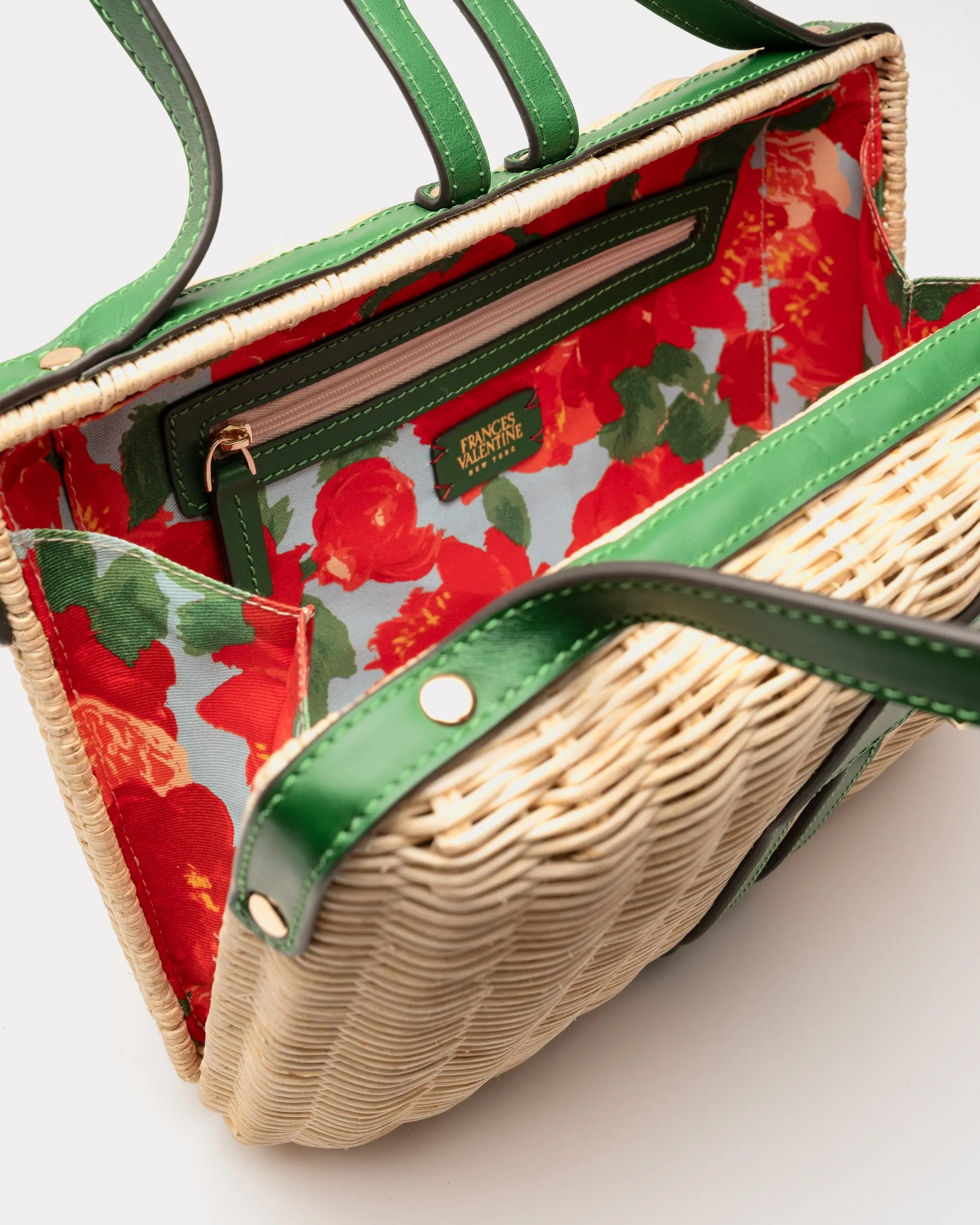 The Holland Satchel - Green sold by Frances Valentine product image thumbnail 3