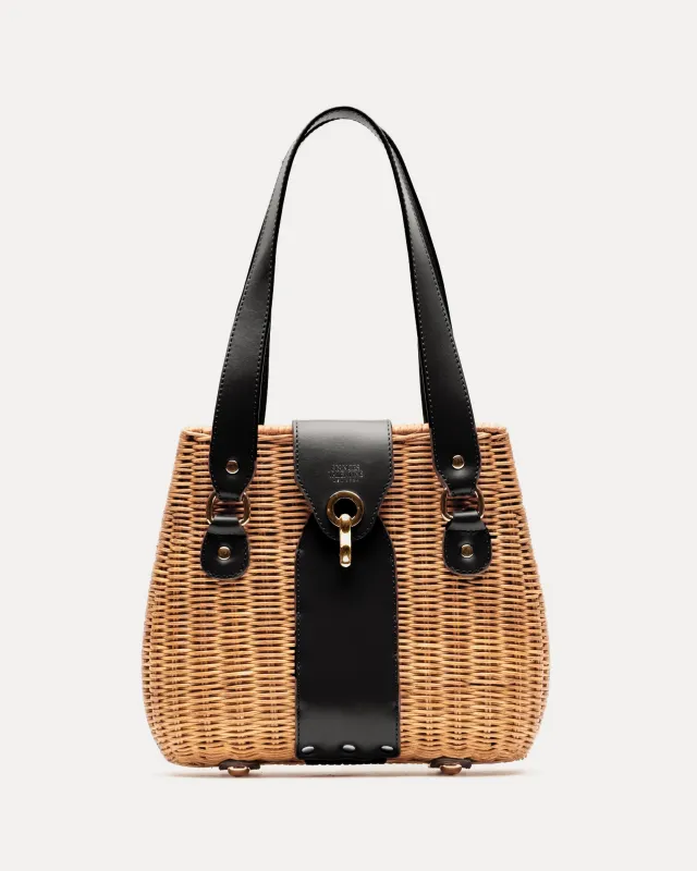 Gigi Basket - Toast/Black sold by Frances Valentine