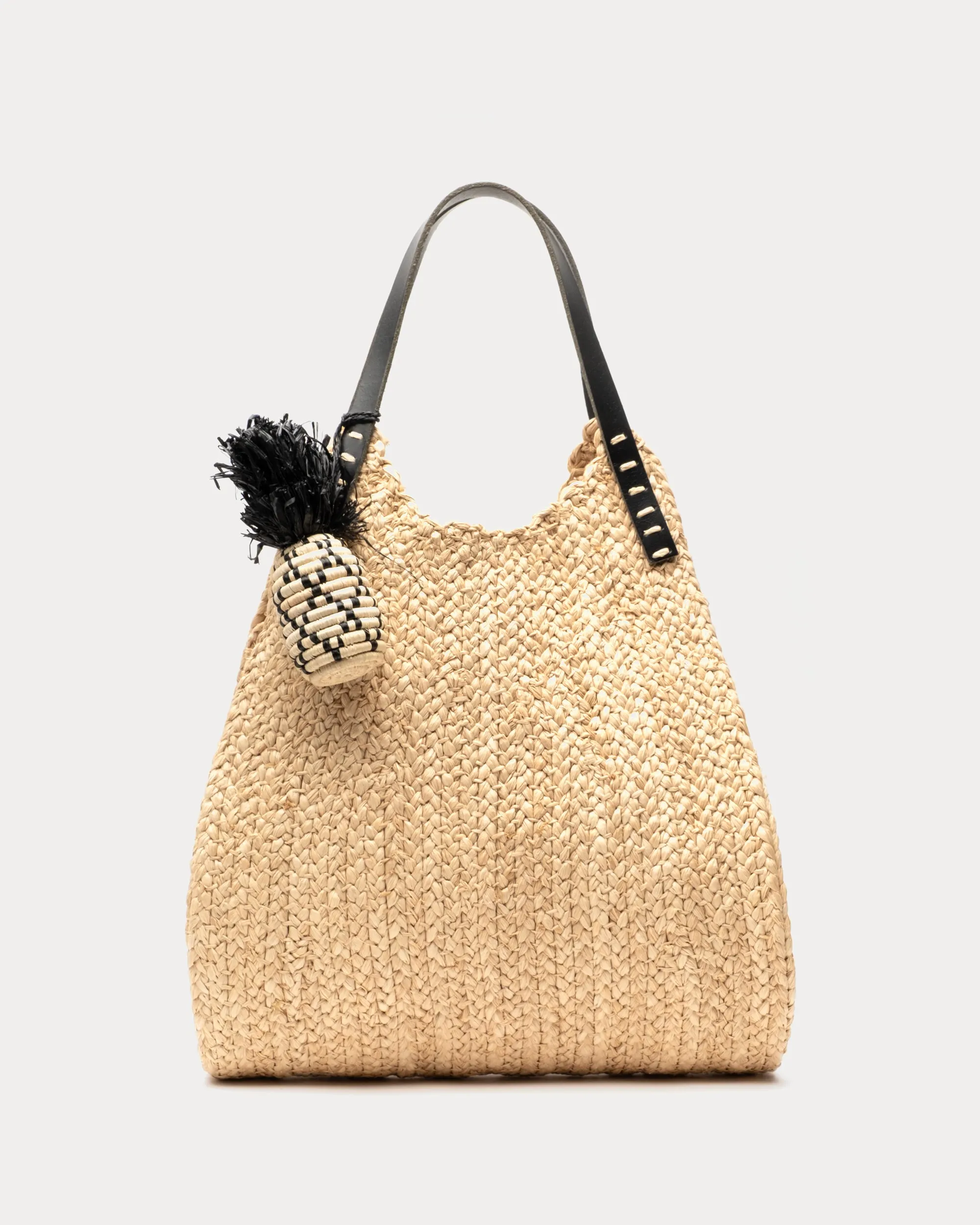 Embe Braided Raffia Tote sold by Frances Valentine product image thumbnail 3