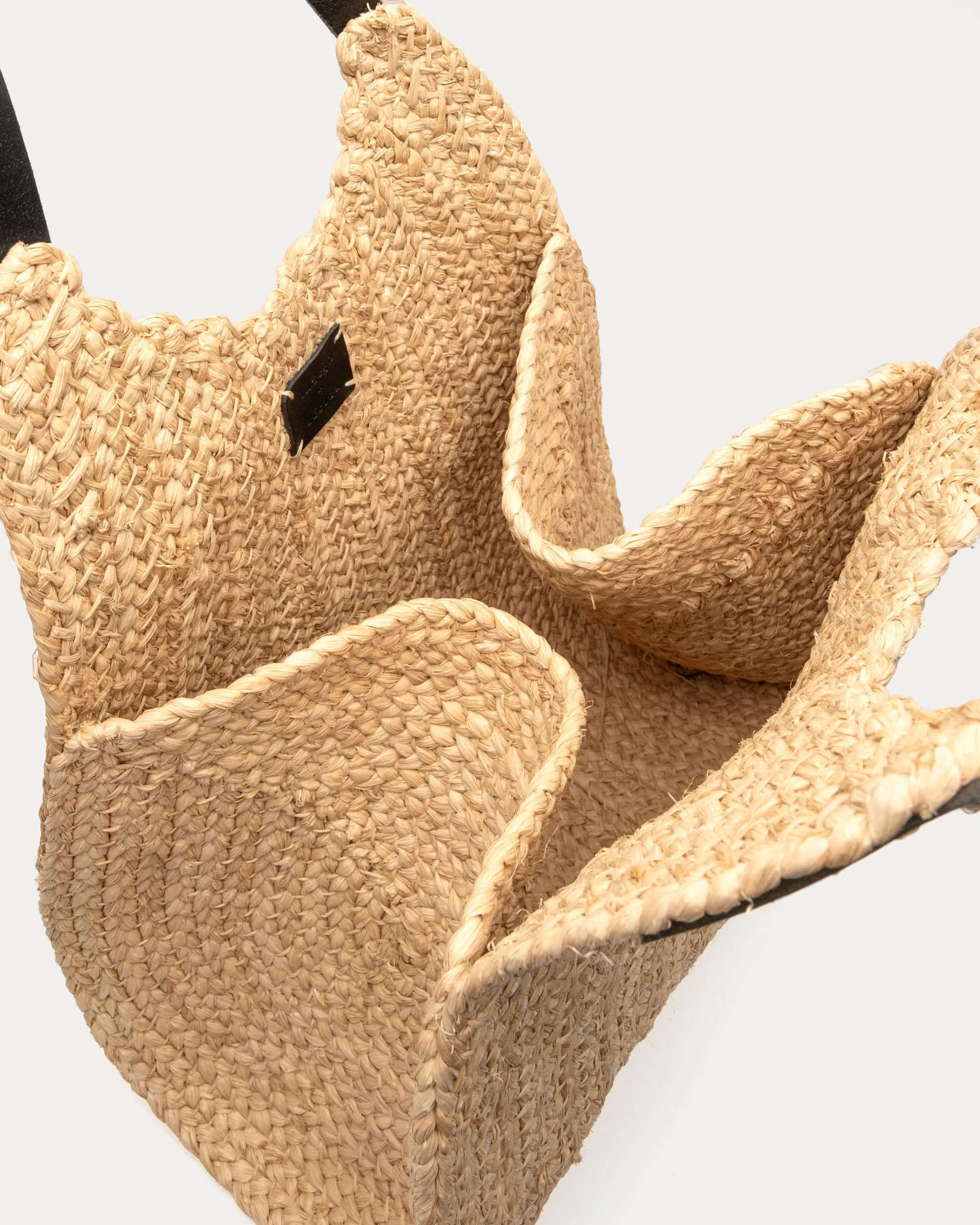 Embe Braided Raffia Tote sold by Frances Valentine product image thumbnail 5