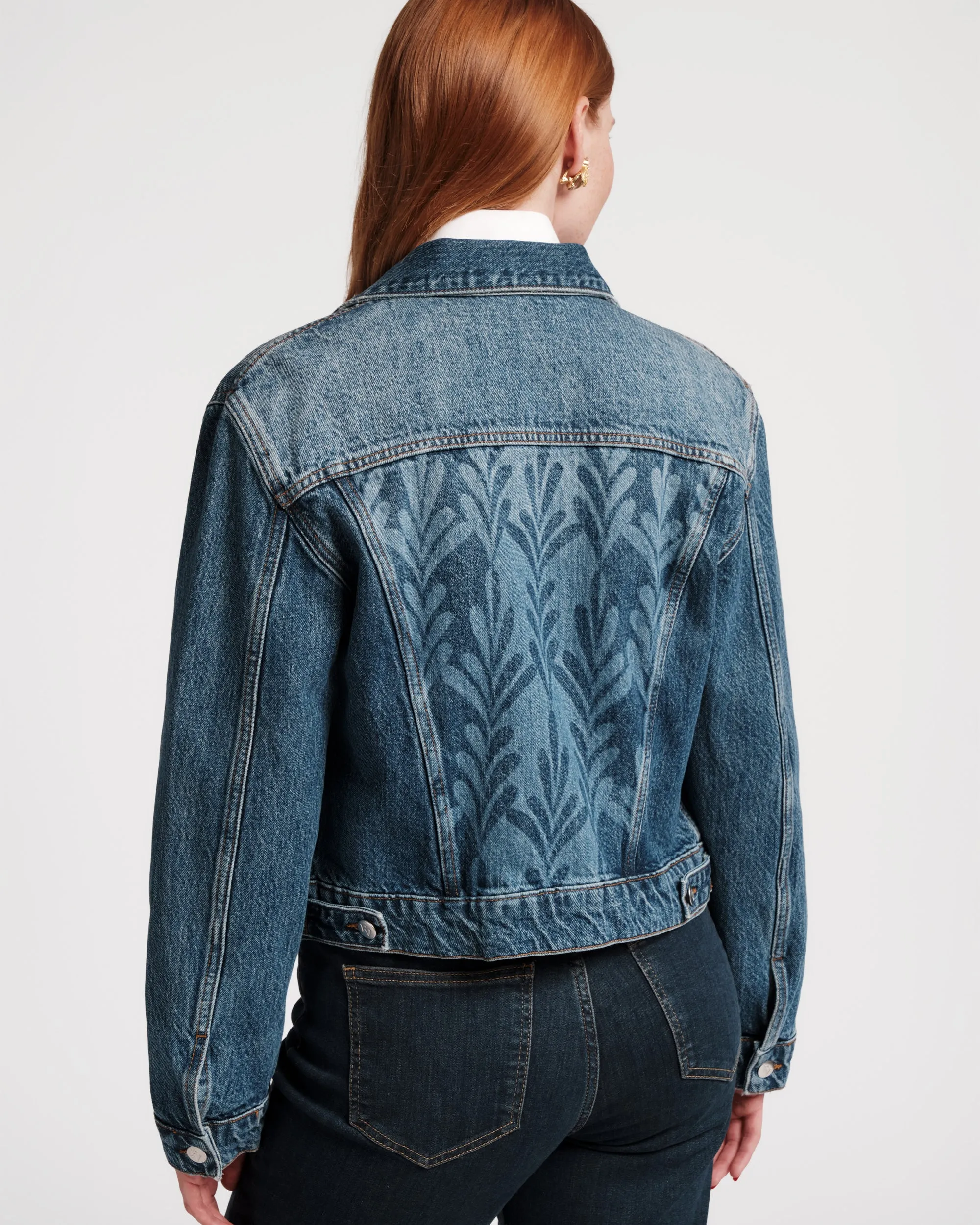 Taylor Jean Jacket - Royal Palm Denim sold by Frances Valentine product image thumbnail 2