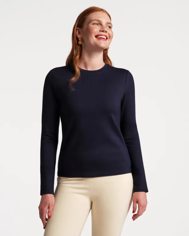Ballet Top - Navy sold by Frances Valentine