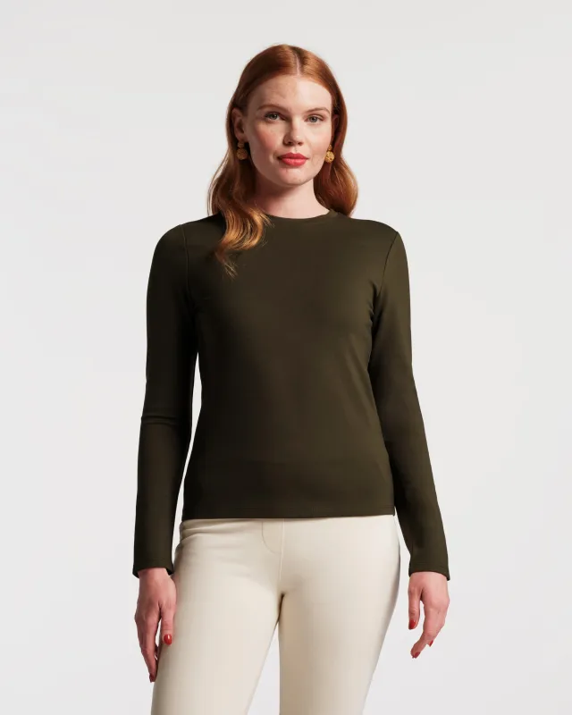 Ballet Top - Olive sold by Frances Valentine