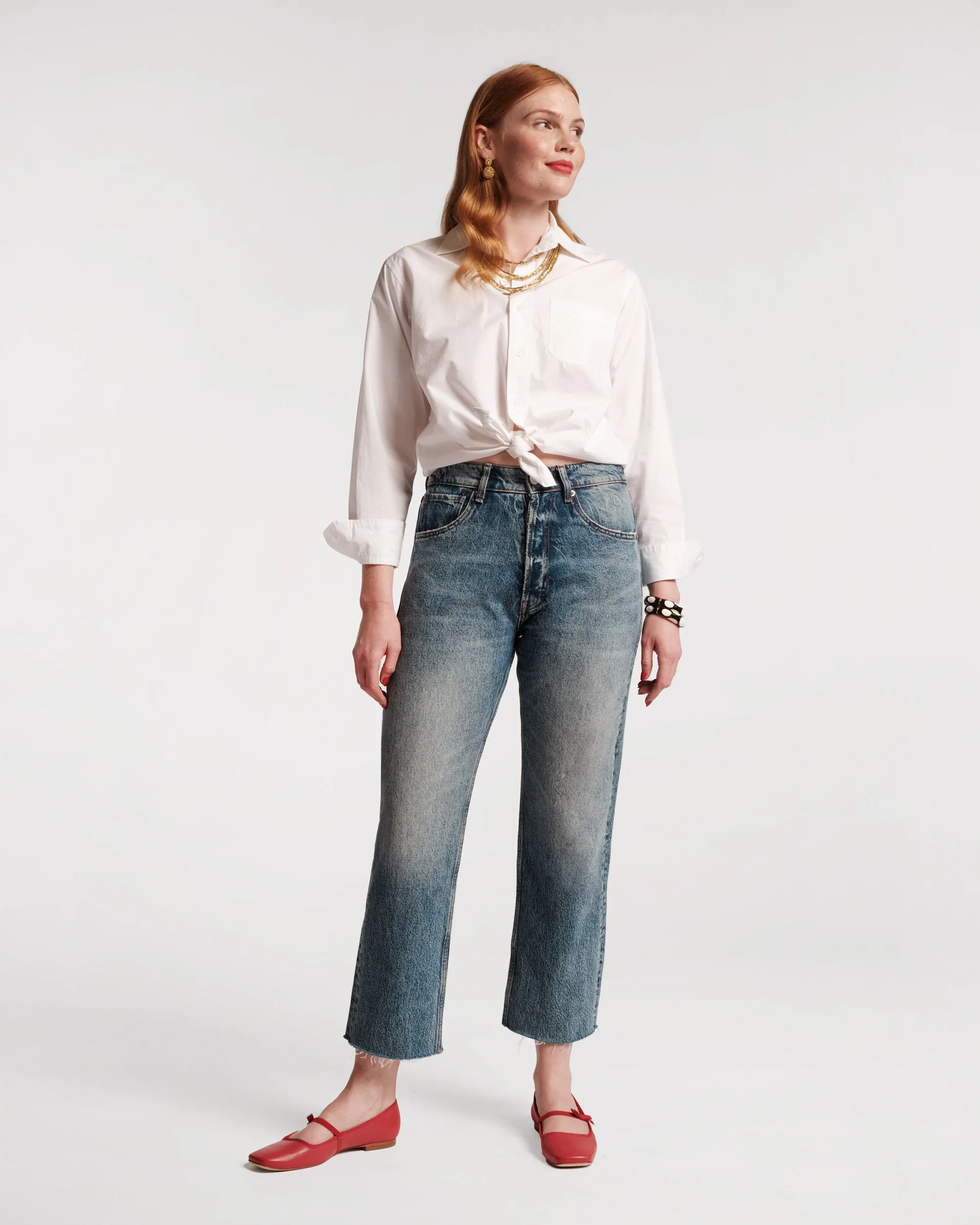 Andy Jean - Washed Denim sold by Frances Valentine