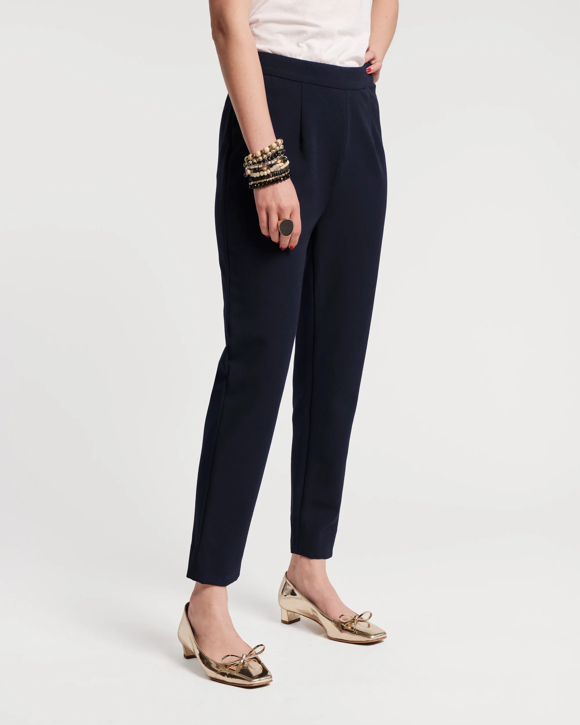 Lucy Cigarette Pant - Navy sold by Frances Valentine product image thumbnail 2