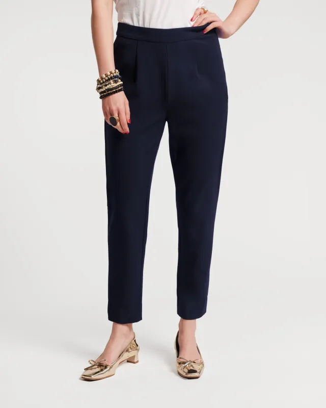 Lucy Cigarette Pant - Navy made by Frances Valentine