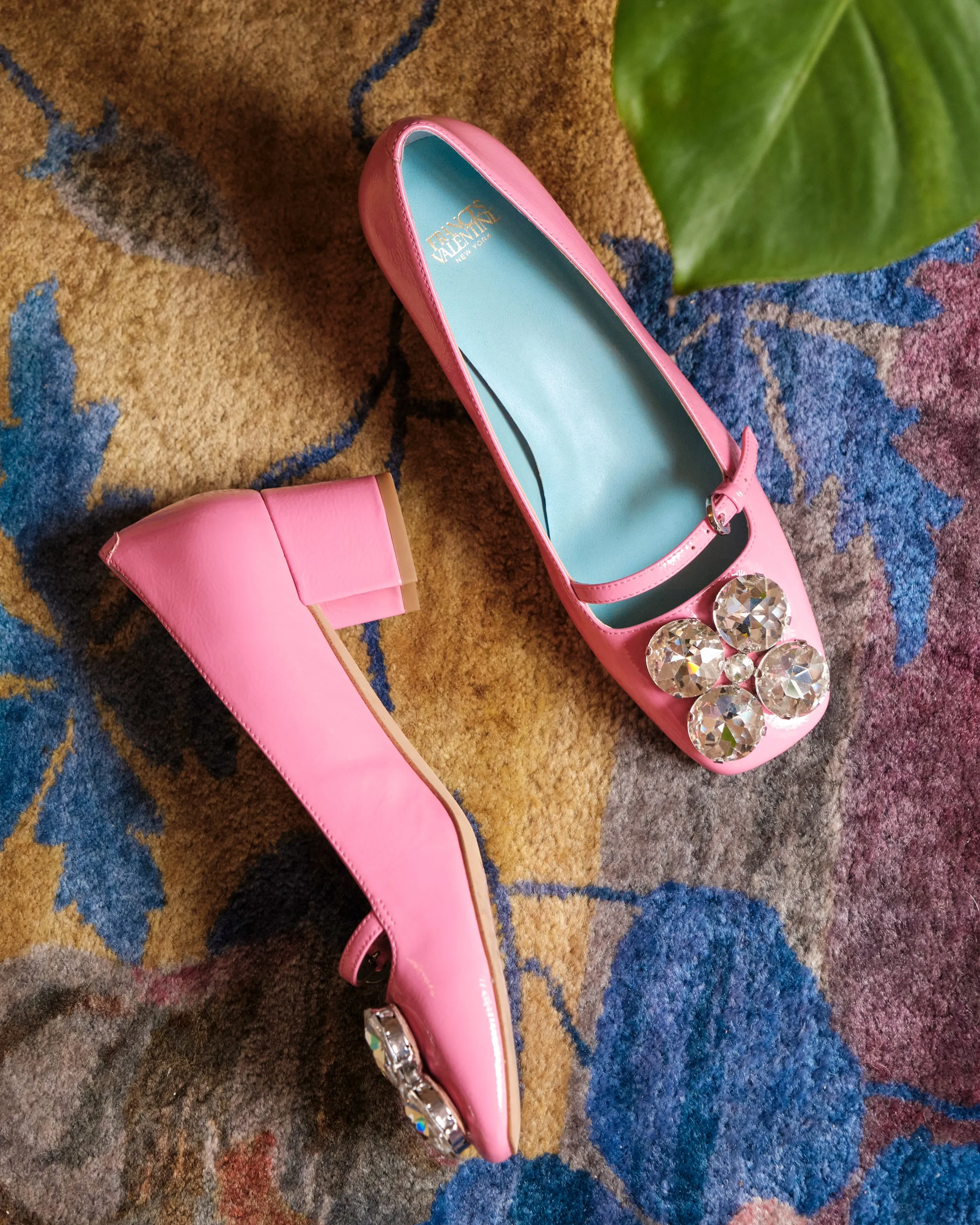 Josephine Heel - Crinkled Leather Pink sold by Frances Valentine product image thumbnail 3