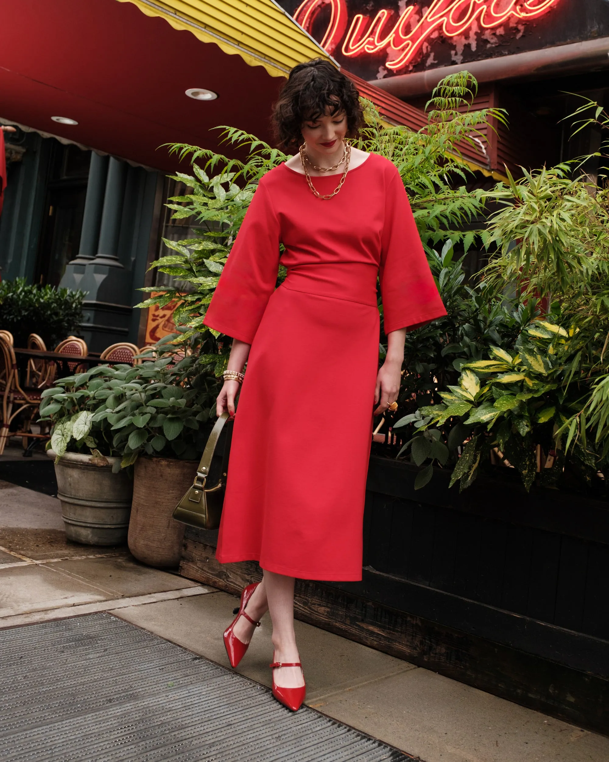 Whitney Wrap Dress - Red sold by Frances Valentine product image thumbnail 2