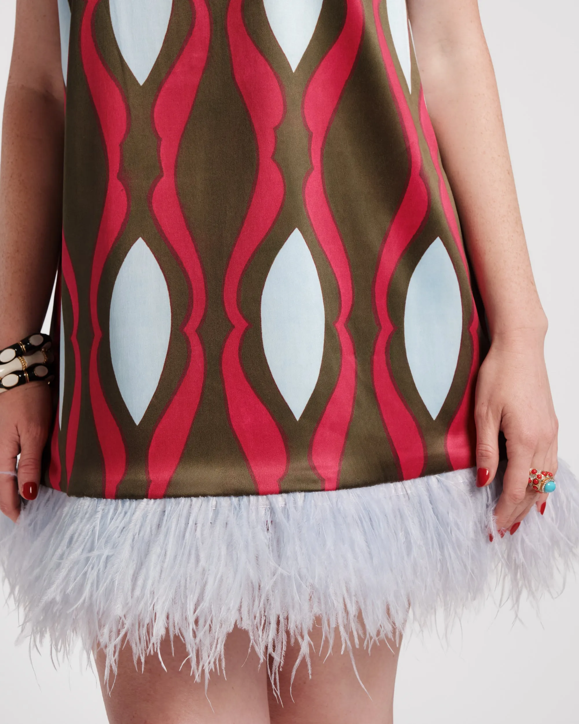 Darcy Shift Dress - Lava Geo sold by Frances Valentine product image thumbnail 4