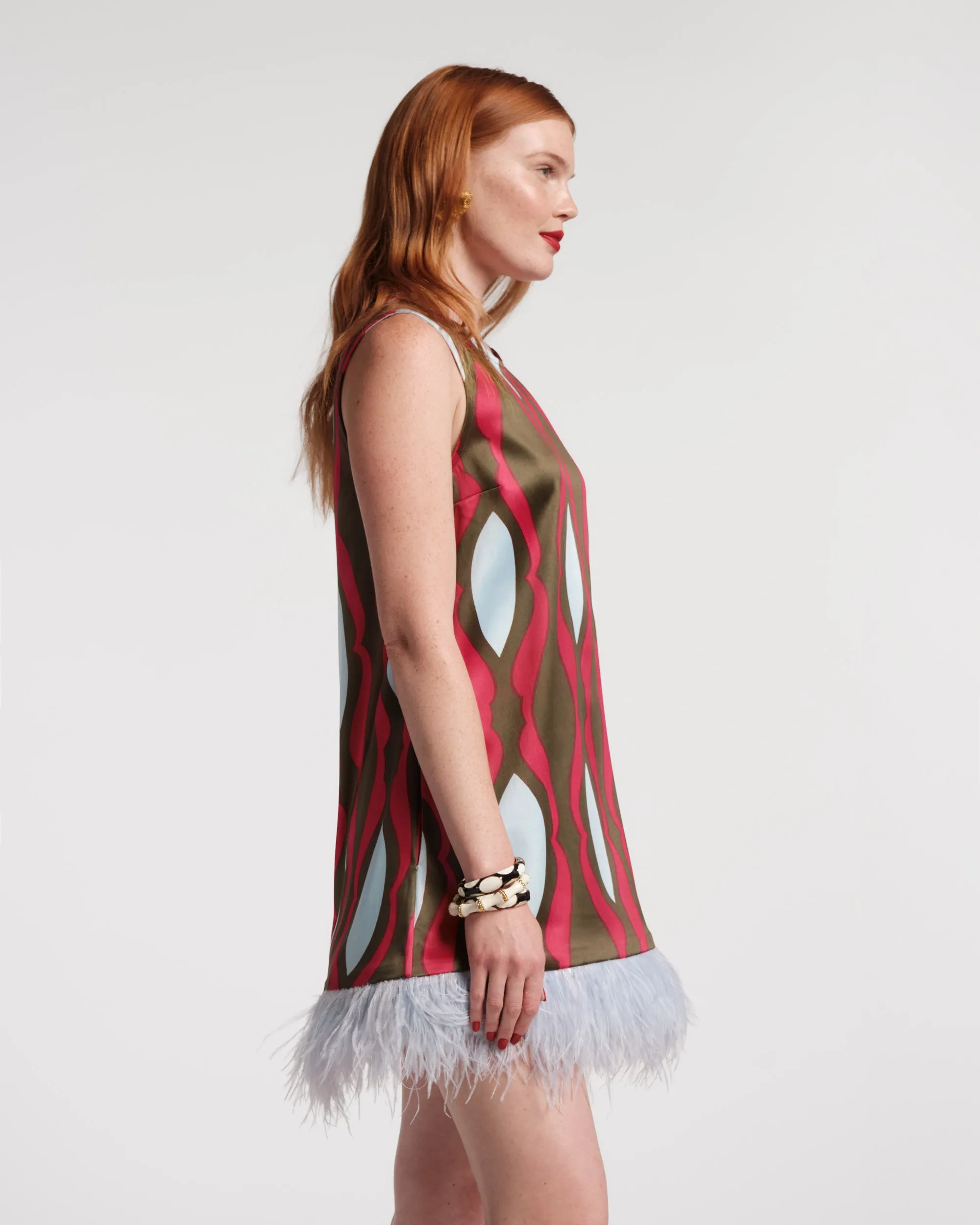 Darcy Shift Dress - Lava Geo sold by Frances Valentine product image thumbnail 5