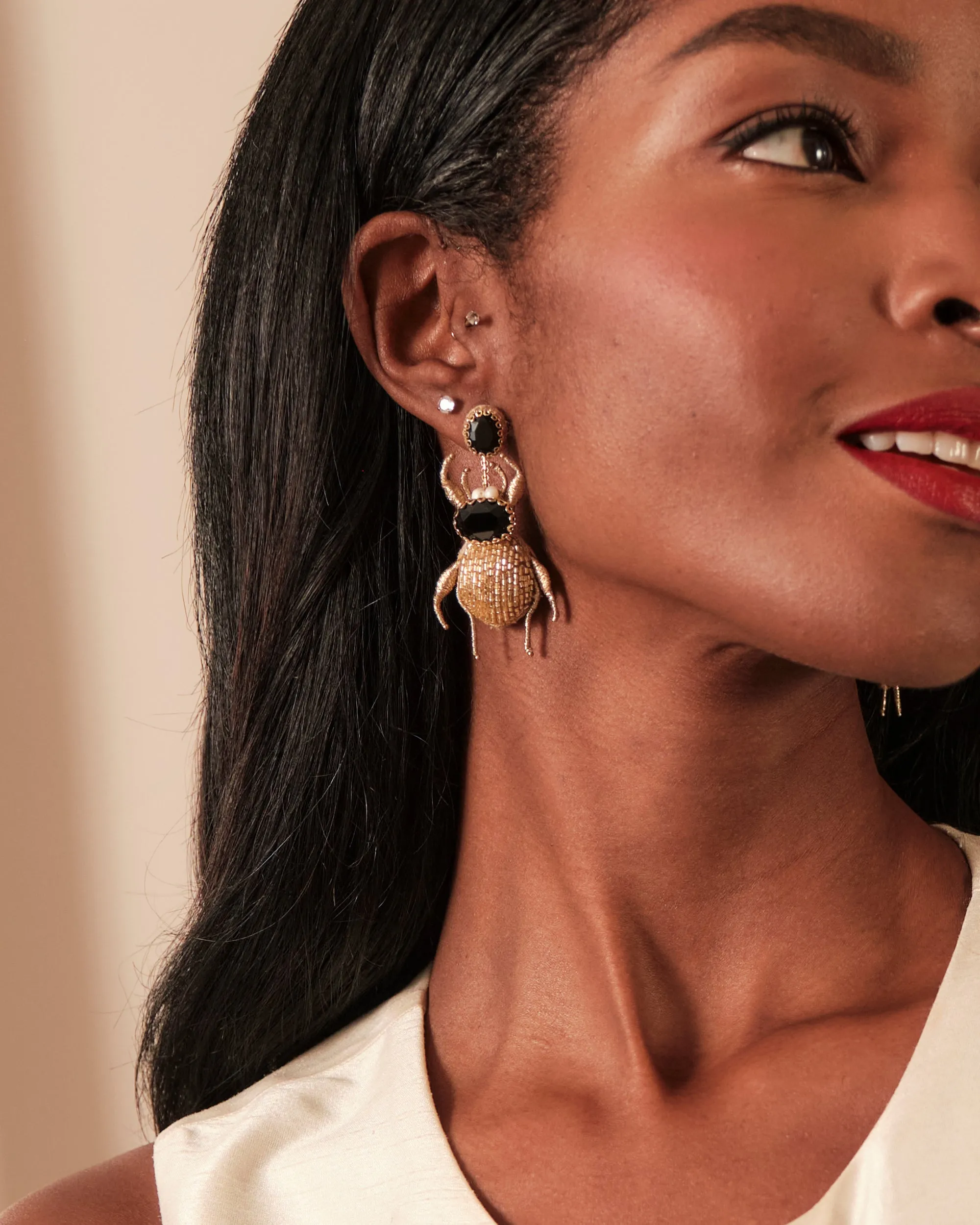 Cairo Earrings - Gold sold by Frances Valentine product image thumbnail 2