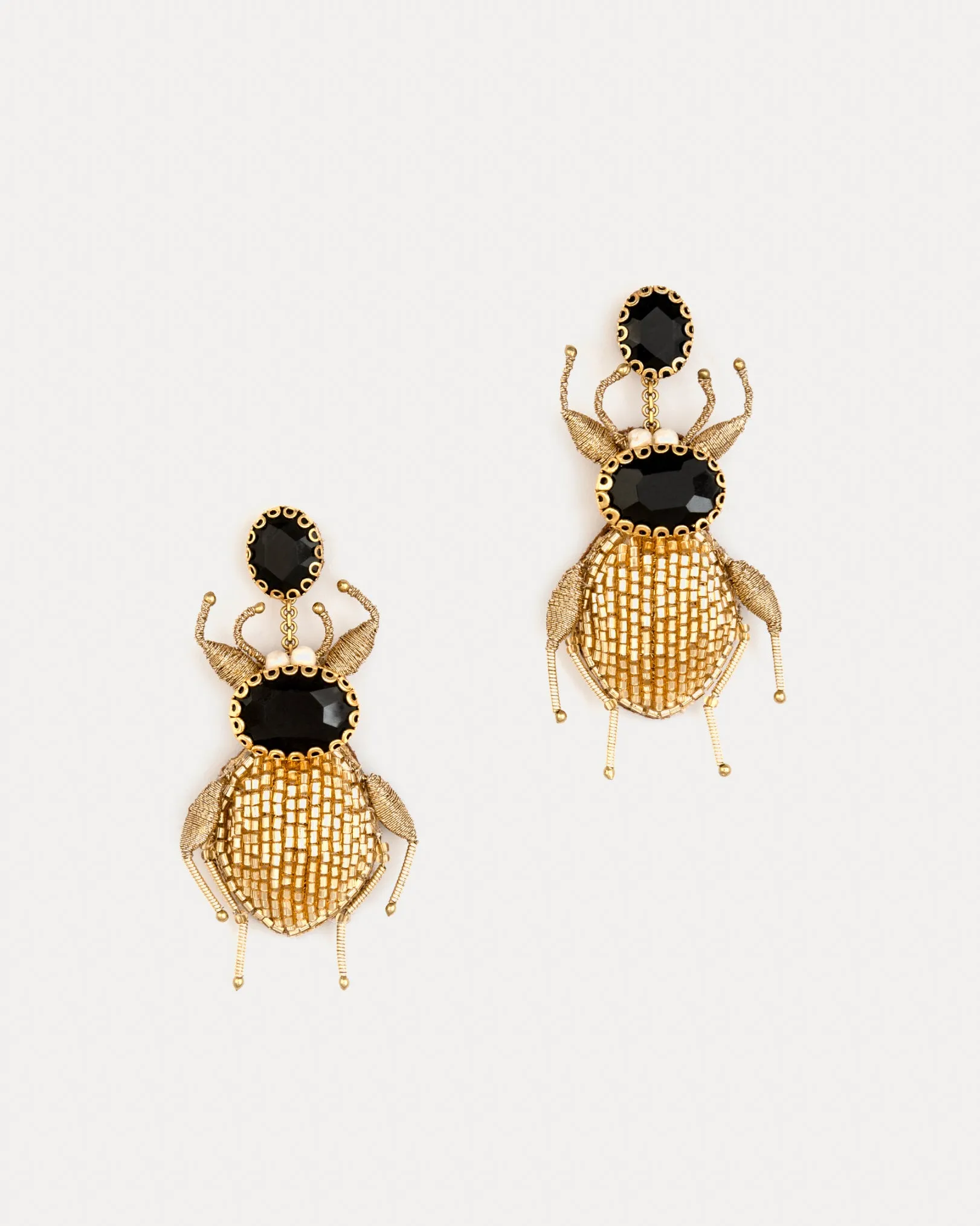 Cairo Earrings - Gold sold by Frances Valentine