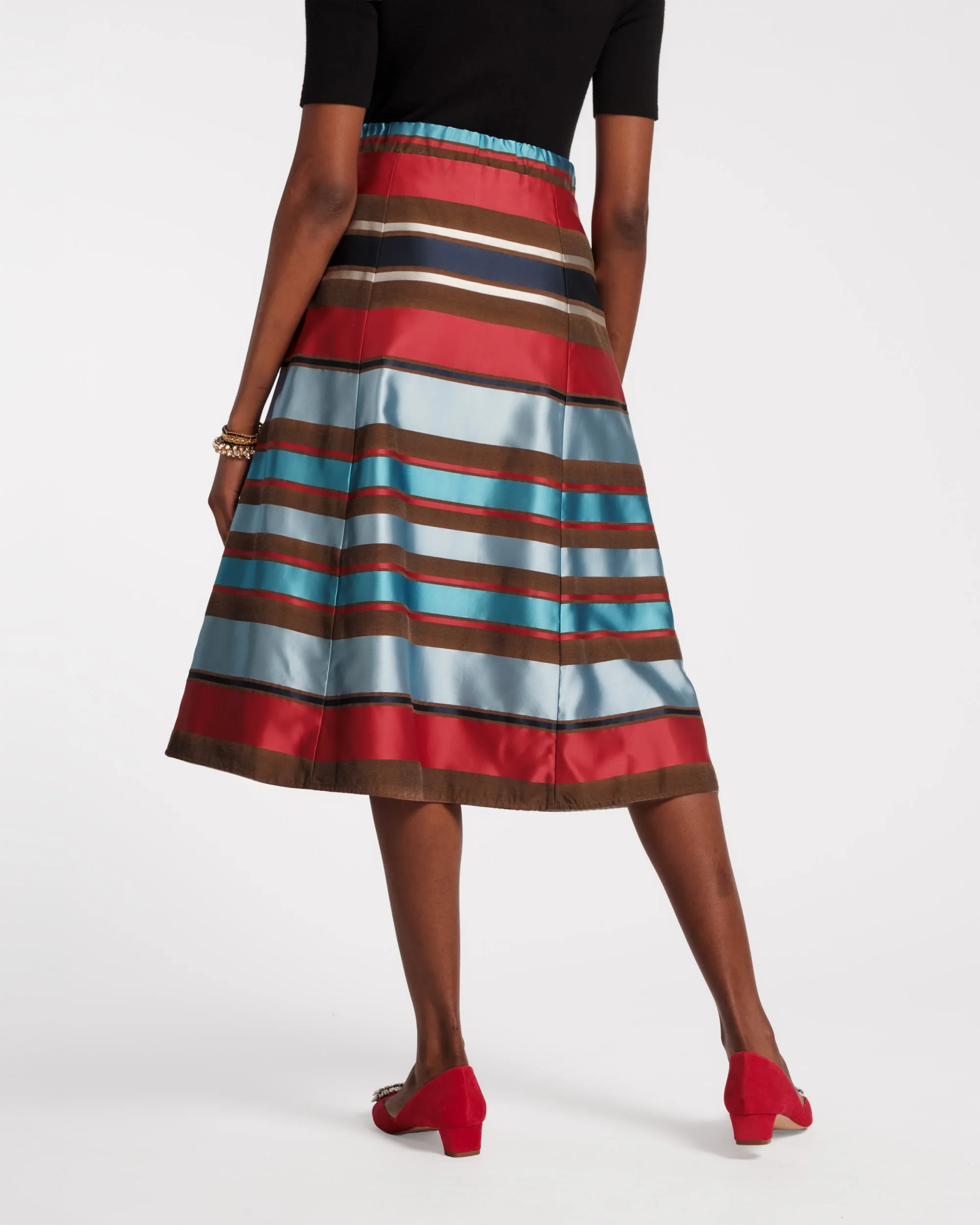 Mercer Skirt - Sublime Stripe sold by Frances Valentine product image thumbnail 5