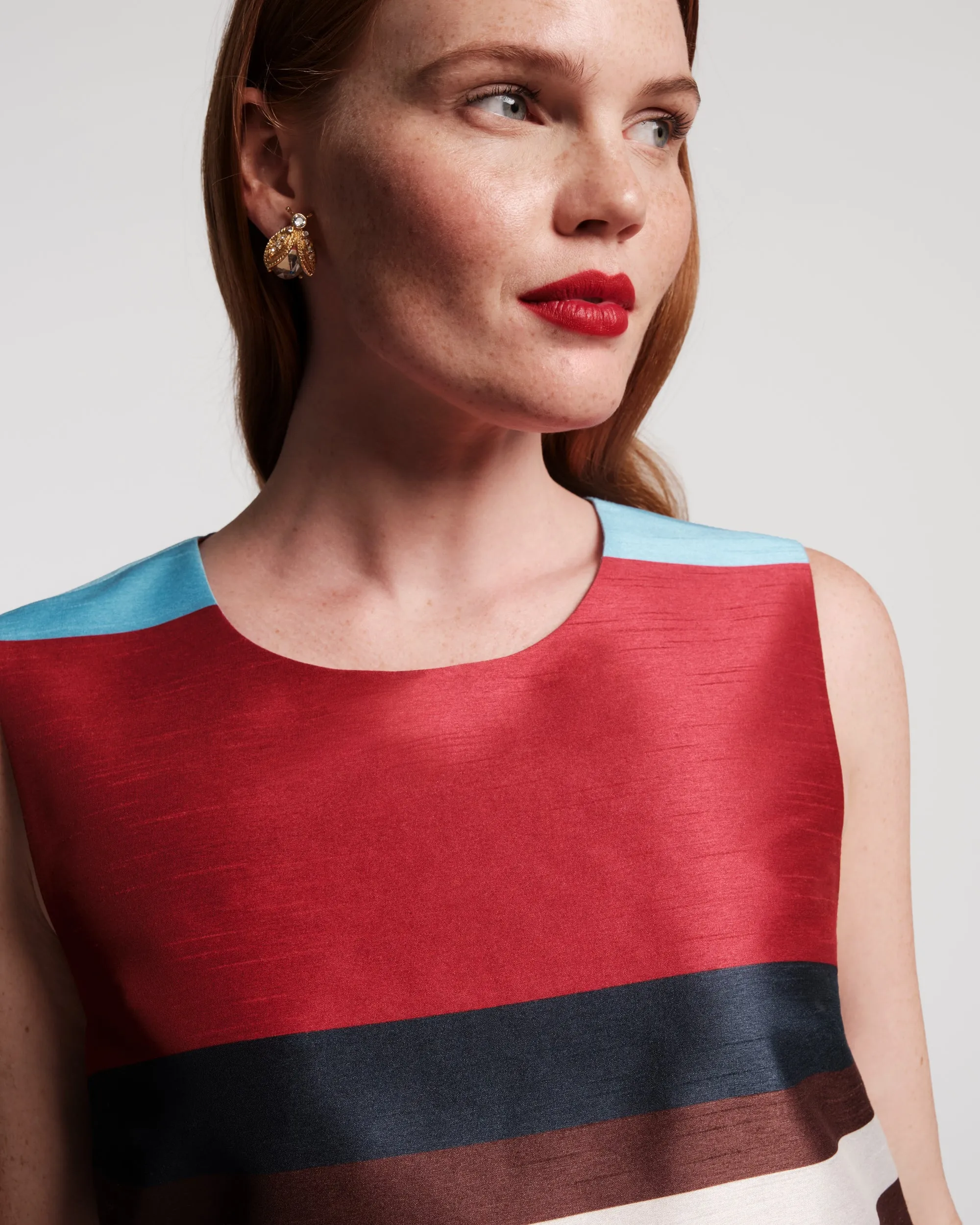 Sylvie Shift Dress - Sublime Stripe sold by Frances Valentine product image thumbnail 4