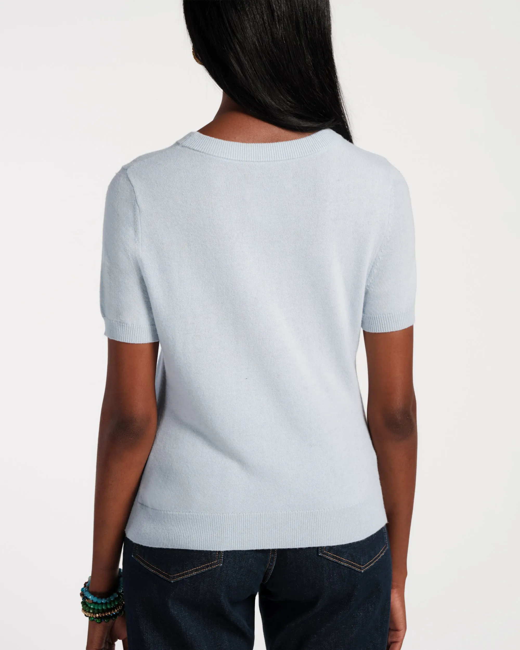 Jo Knit T - Light Blue sold by Frances Valentine product image thumbnail 3