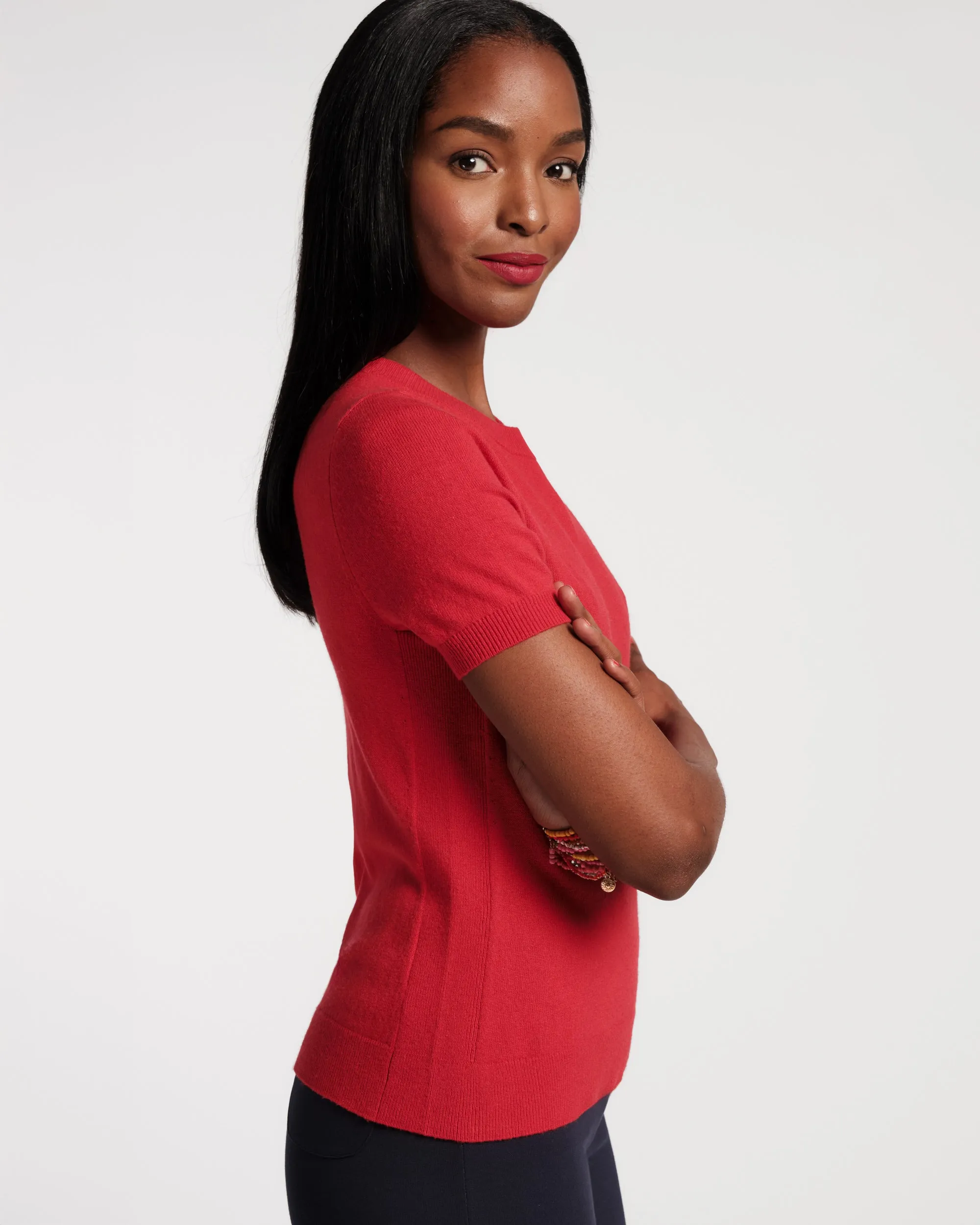 Jo Knit T - Red sold by Frances Valentine product image thumbnail 2