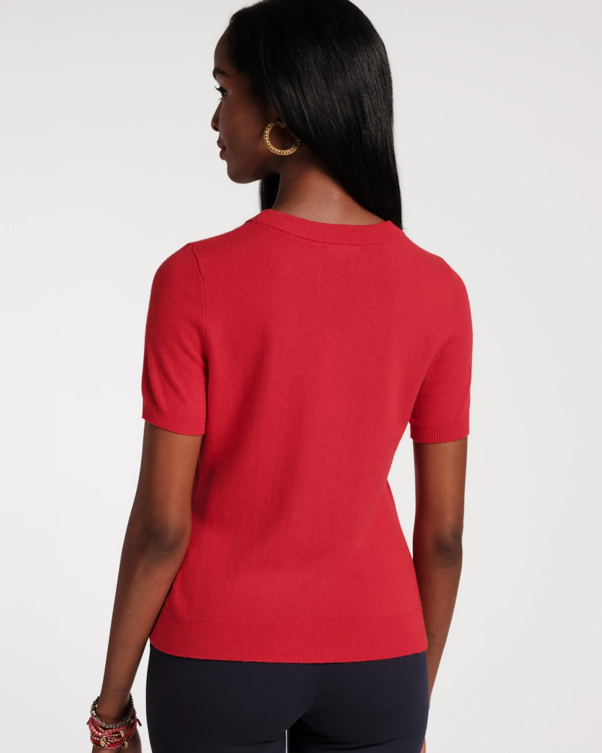 Jo Knit T - Red sold by Frances Valentine product image thumbnail 3