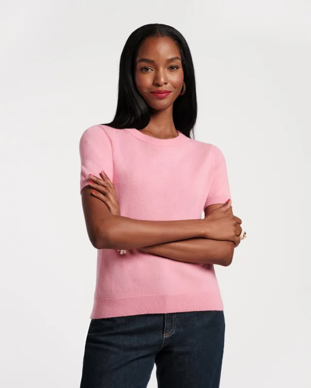 Jo Knit T - Pink sold by Frances Valentine