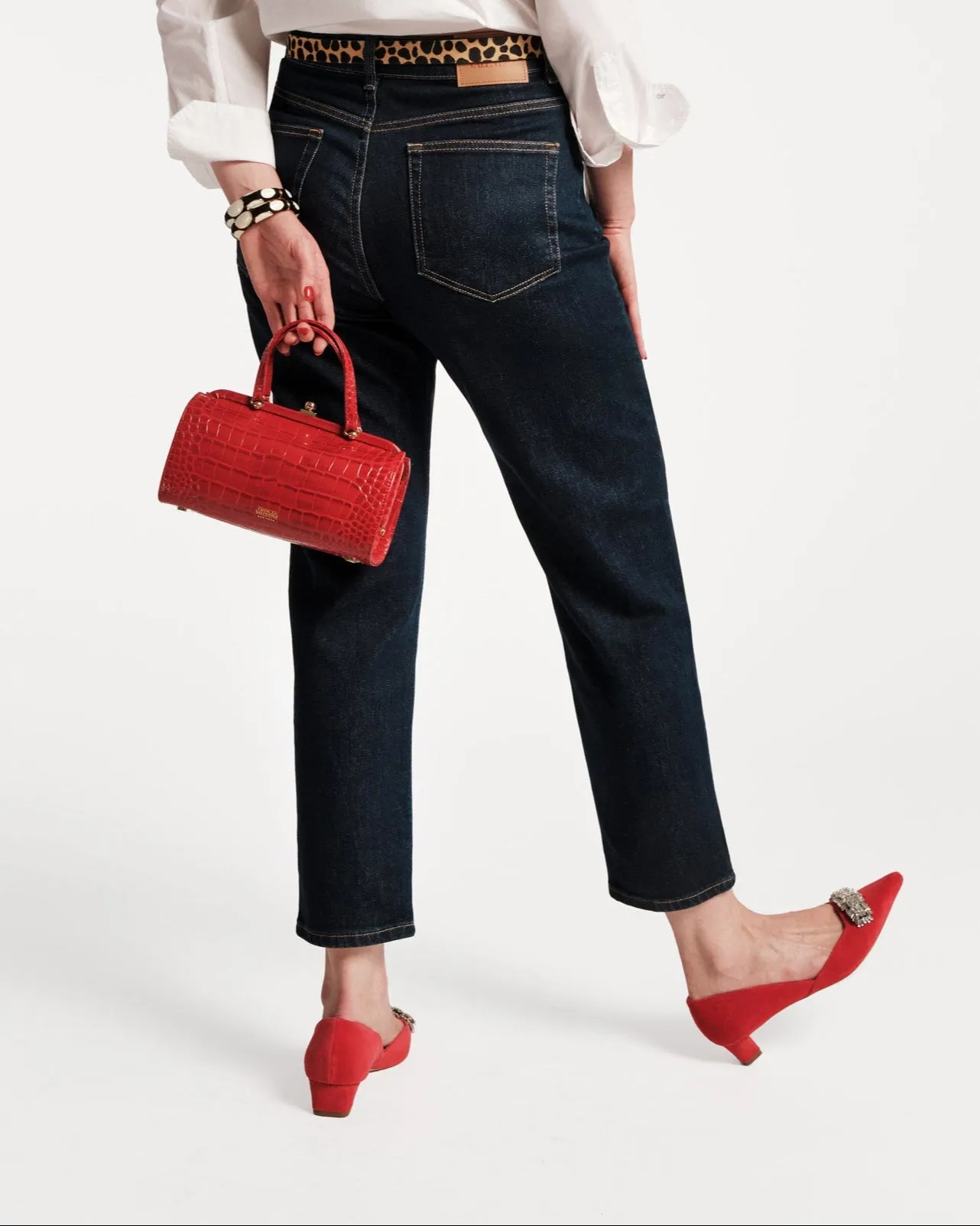 Petit Michelle - Croc Emboss Leather Red sold by Frances Valentine product image thumbnail 2