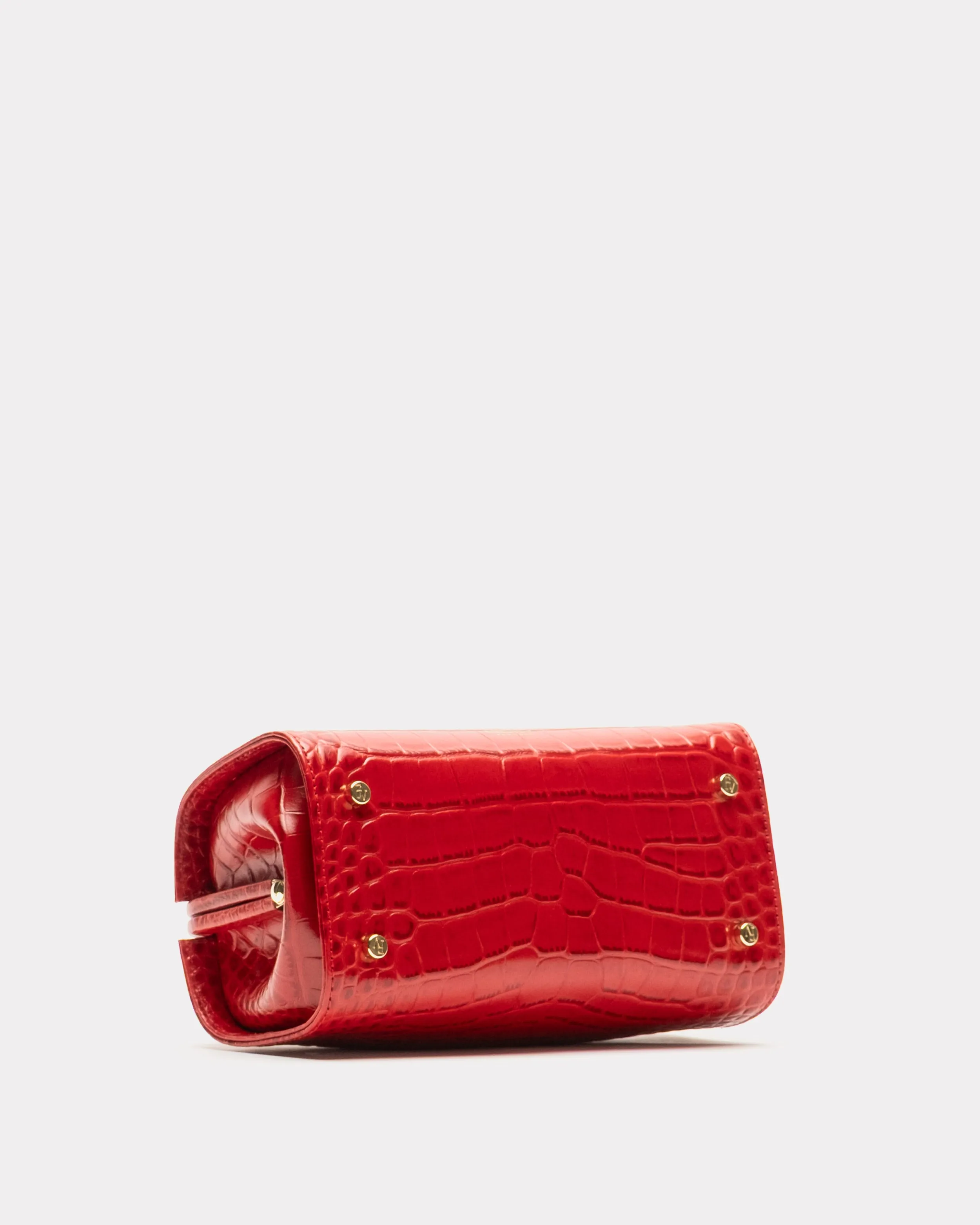 Petit Michelle - Croc Emboss Leather Red sold by Frances Valentine product image thumbnail 4