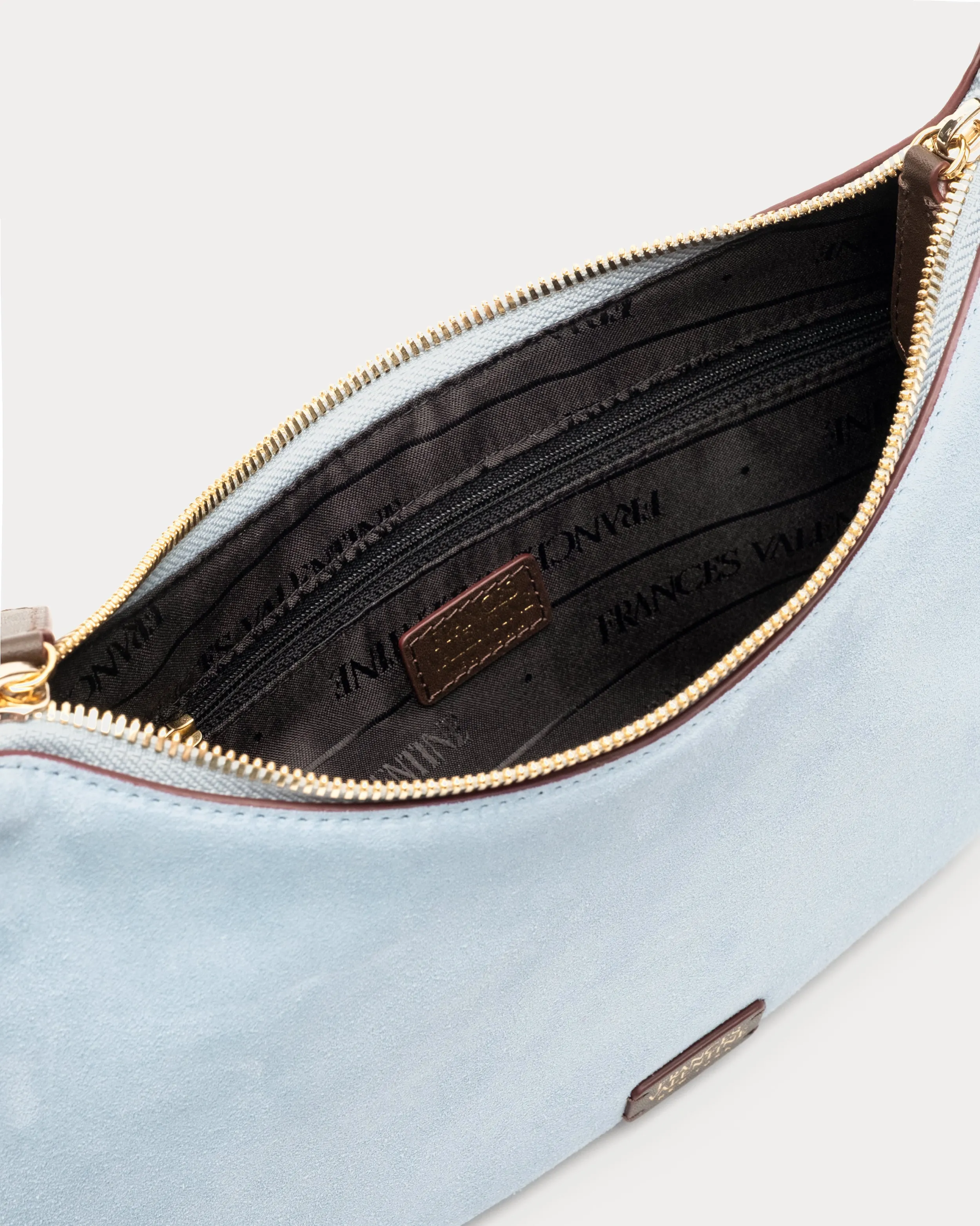 Starr Suede Hobo - Light Blue sold by Frances Valentine product image thumbnail 4