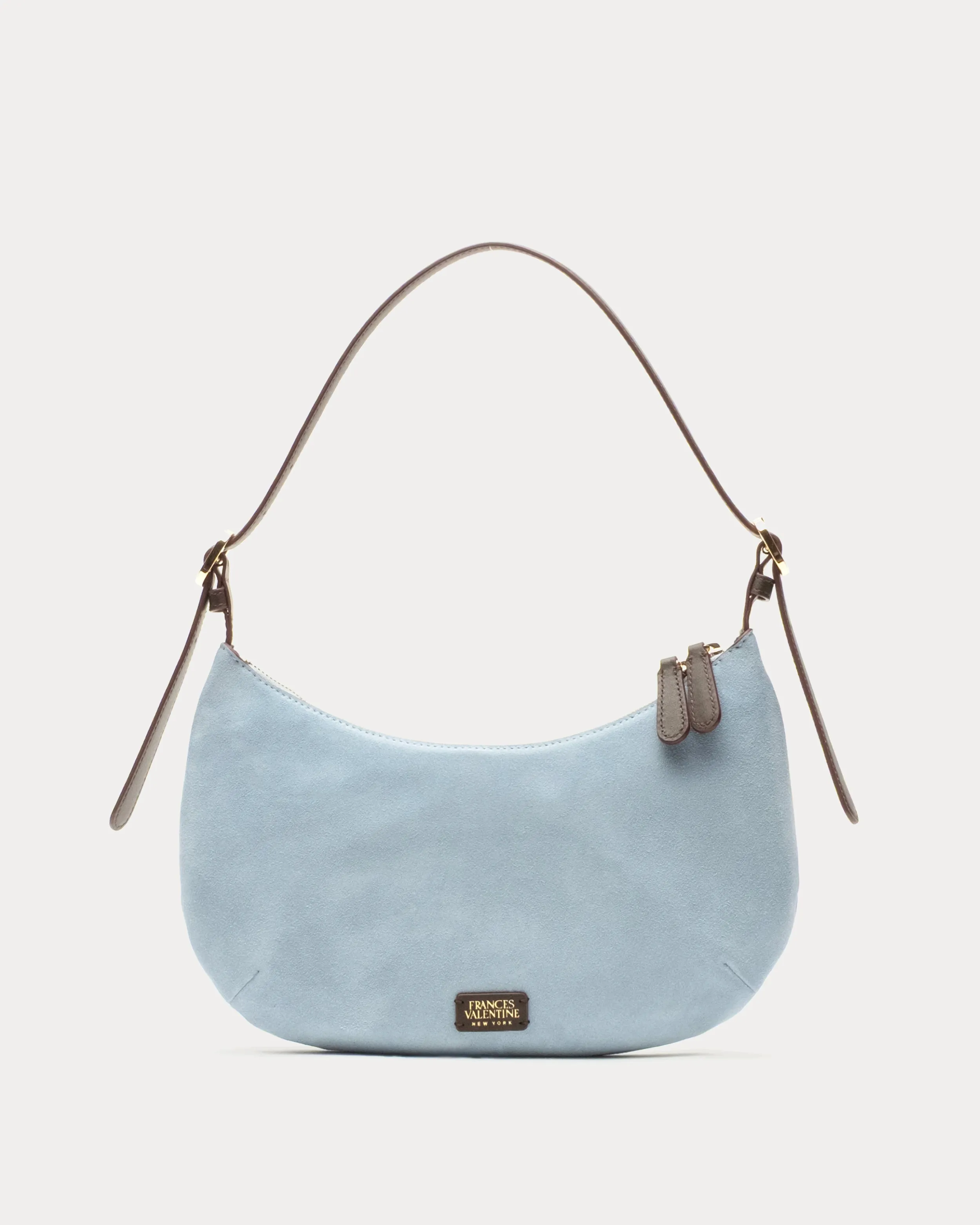 Starr Suede Hobo - Light Blue sold by Frances Valentine product image thumbnail 2