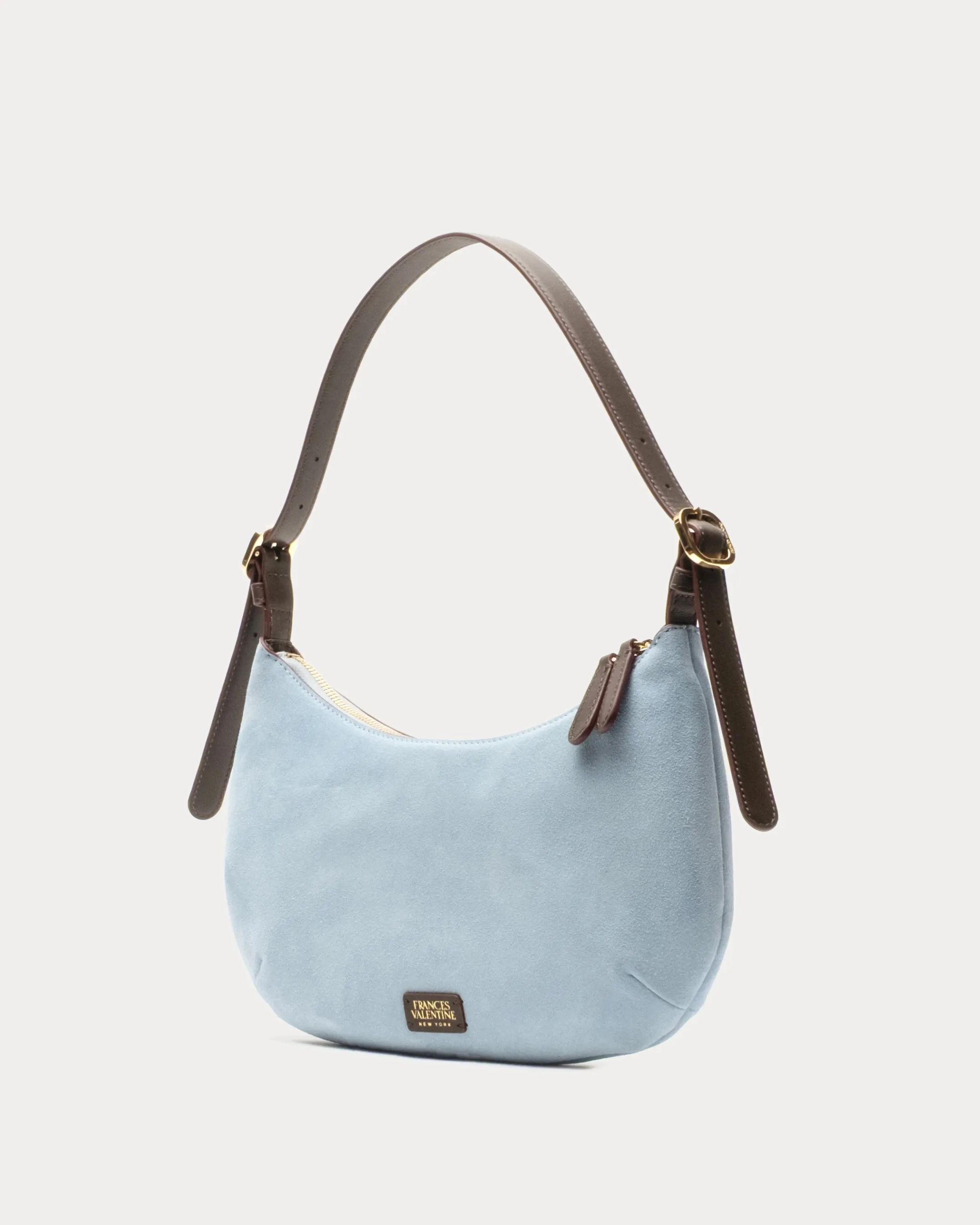Starr Suede Hobo - Light Blue sold by Frances Valentine product image thumbnail 3