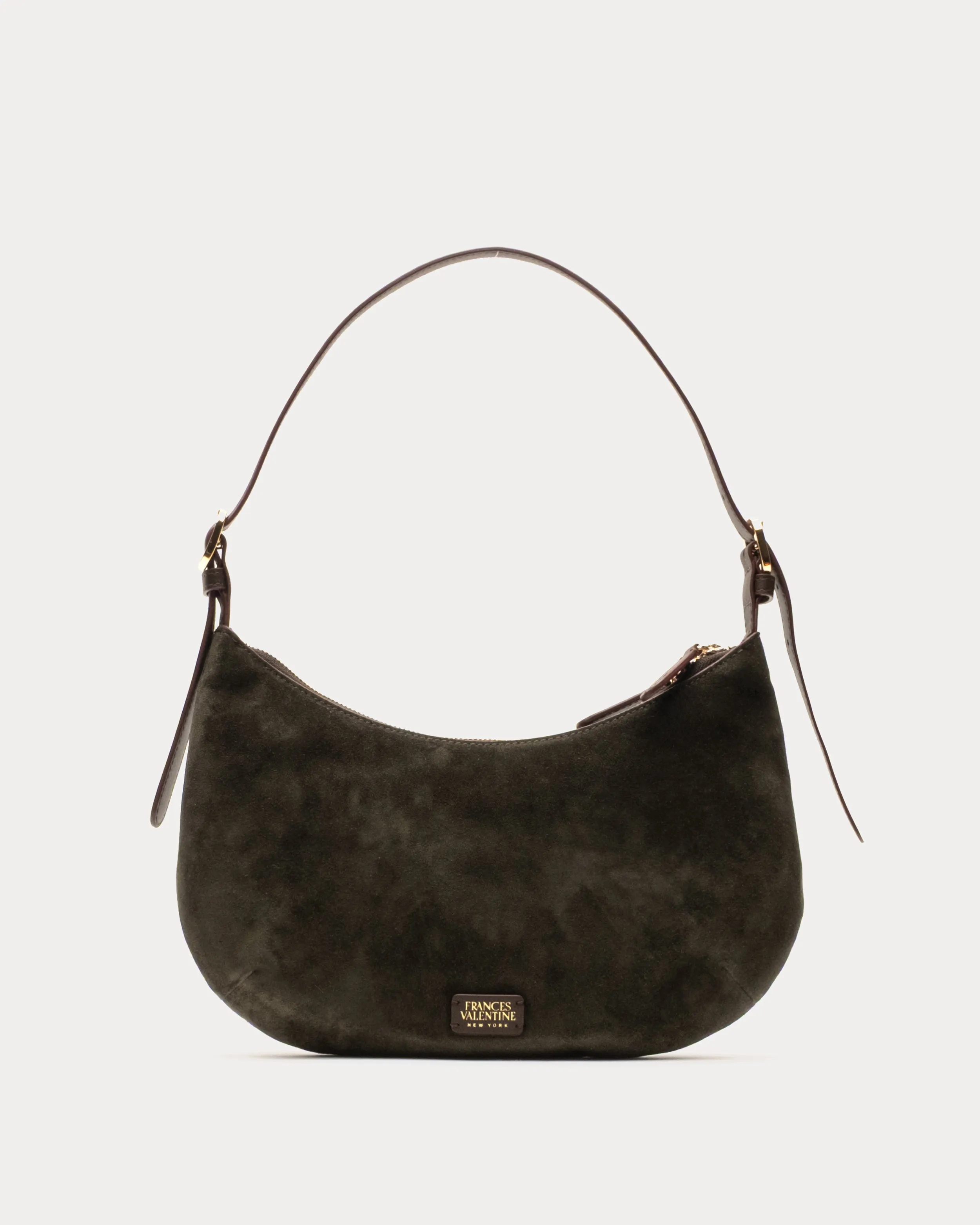 Starr Suede Hobo - Olive sold by Frances Valentine