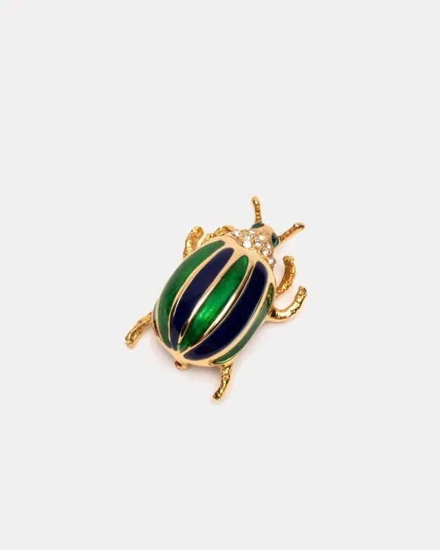 Beetle Pin - Green sold by Frances Valentine