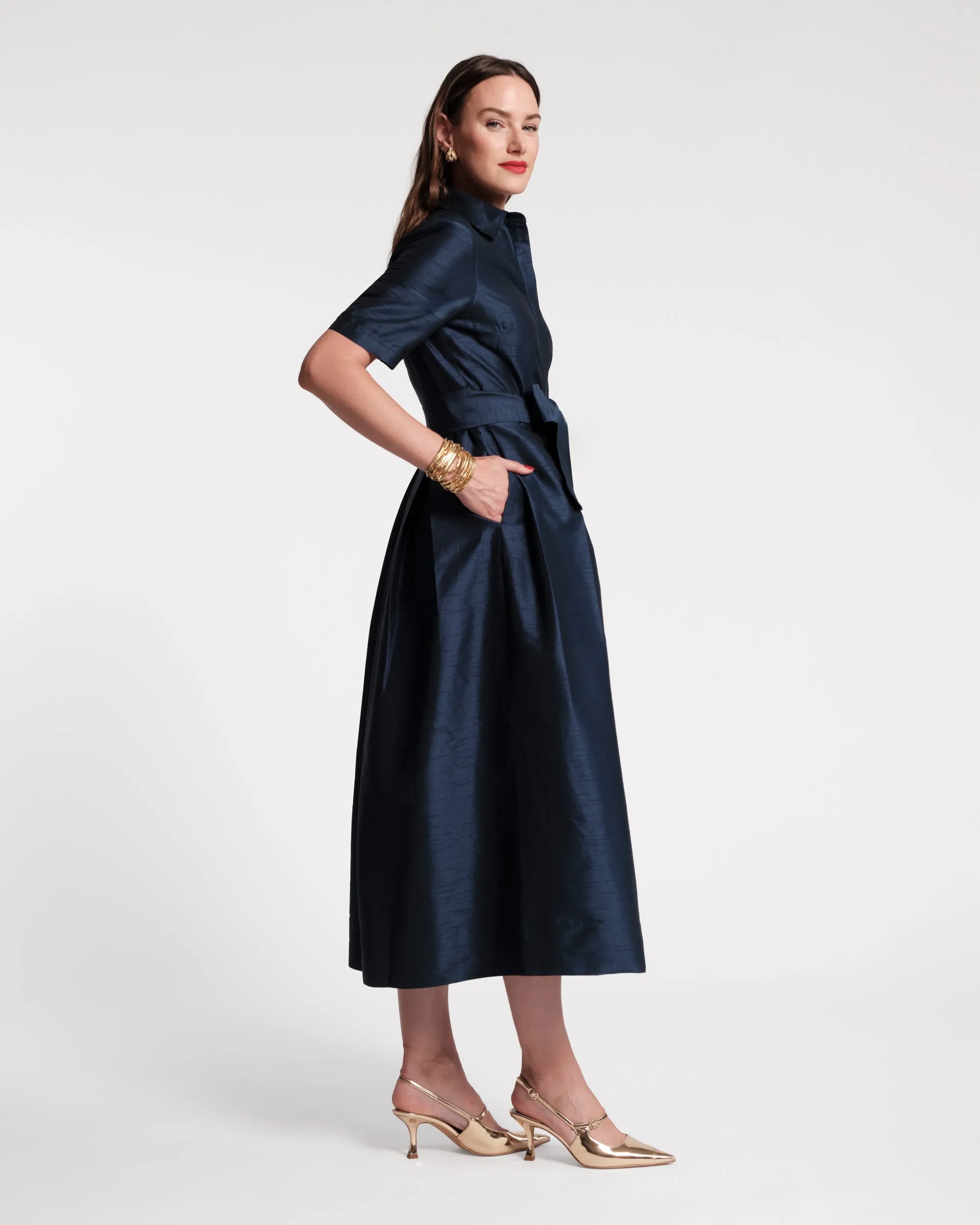 Bella Maxi Dress - Navy sold by Frances Valentine product image thumbnail 4