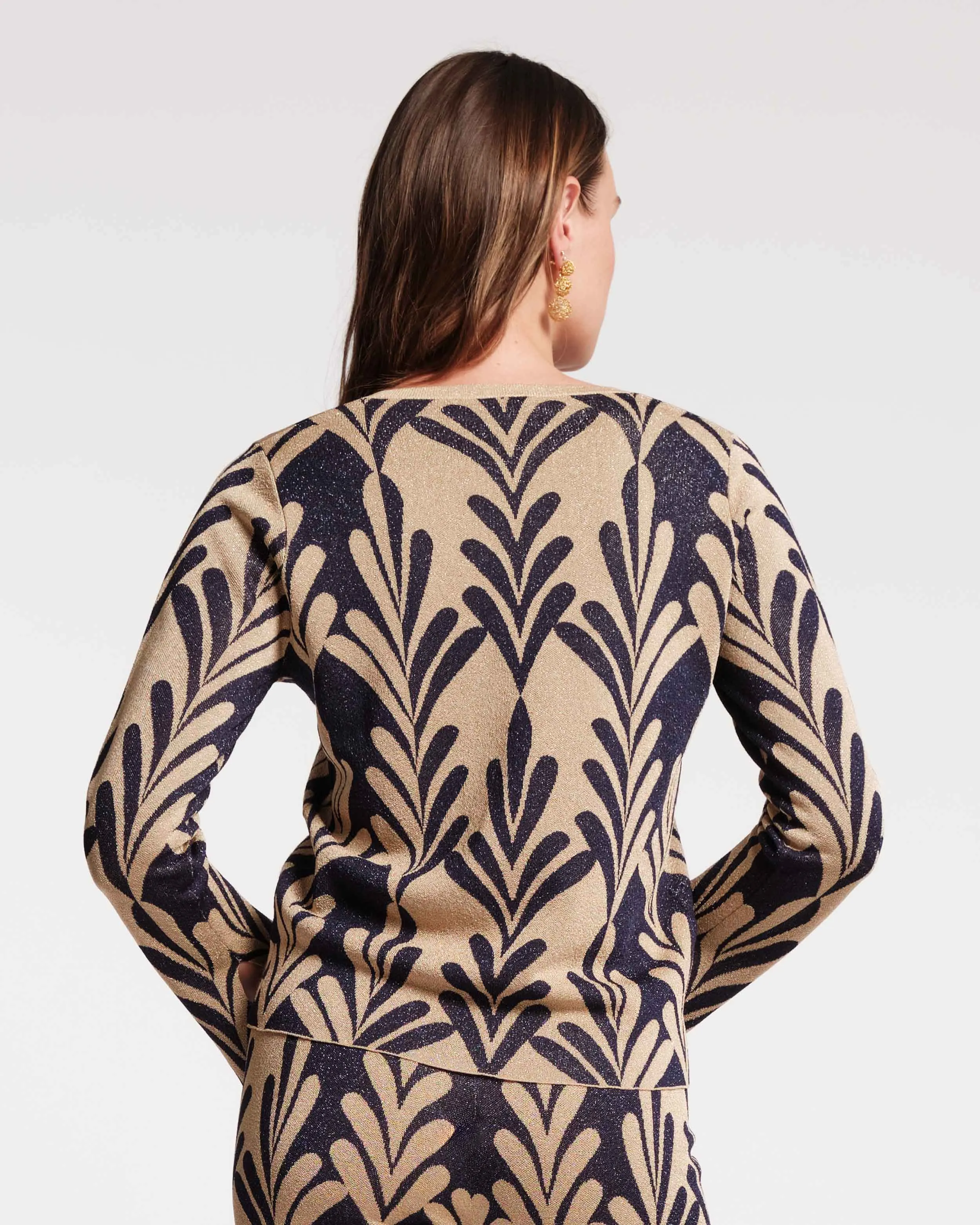 Dakota Top - Royal Palm Knit sold by Frances Valentine product image thumbnail 5