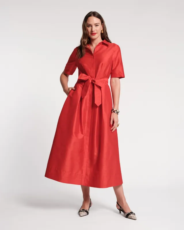 Bella Maxi Dress - Red sold by Frances Valentine