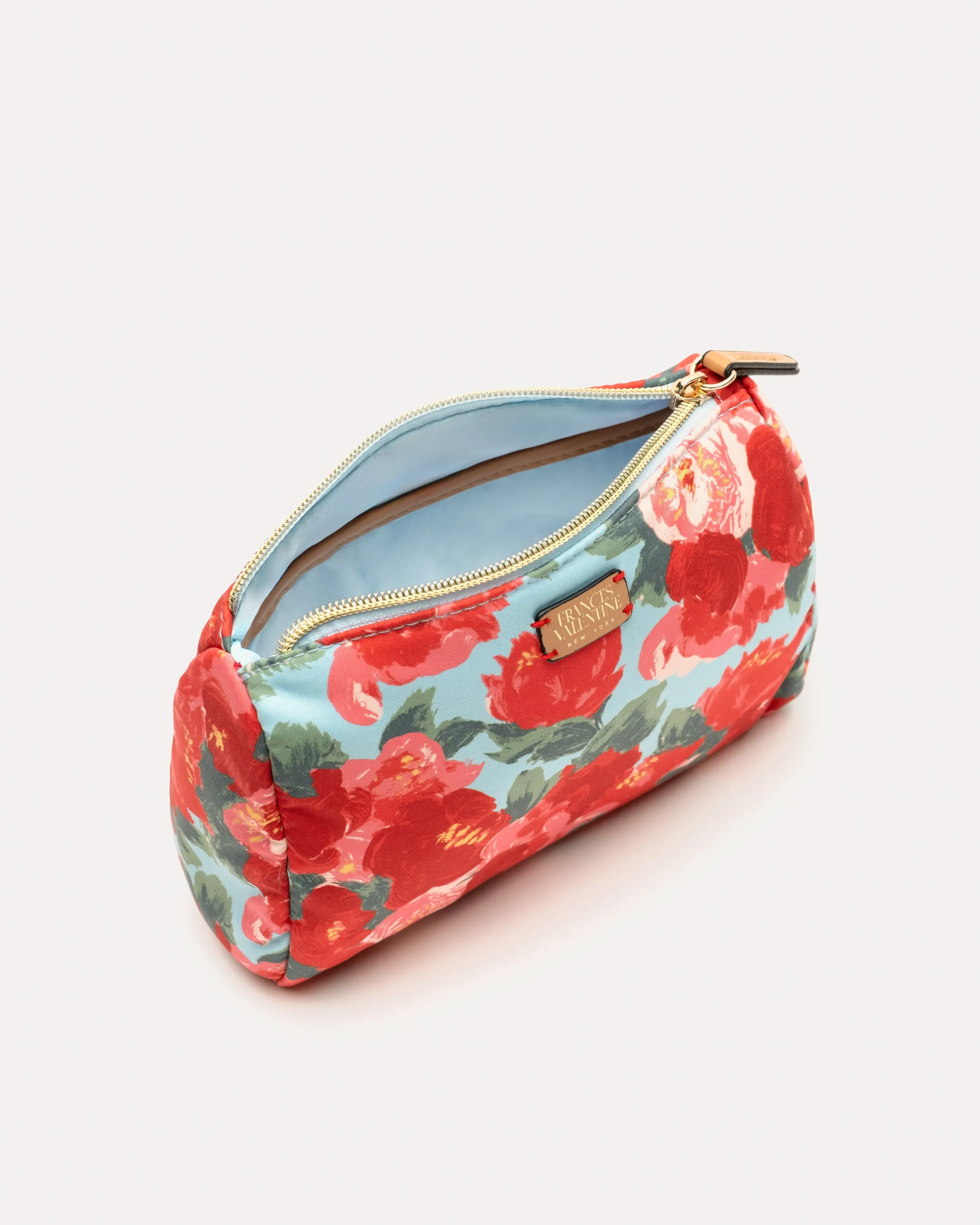 Small Cosmetic Case - Peony Print sold by Frances Valentine product image thumbnail 4