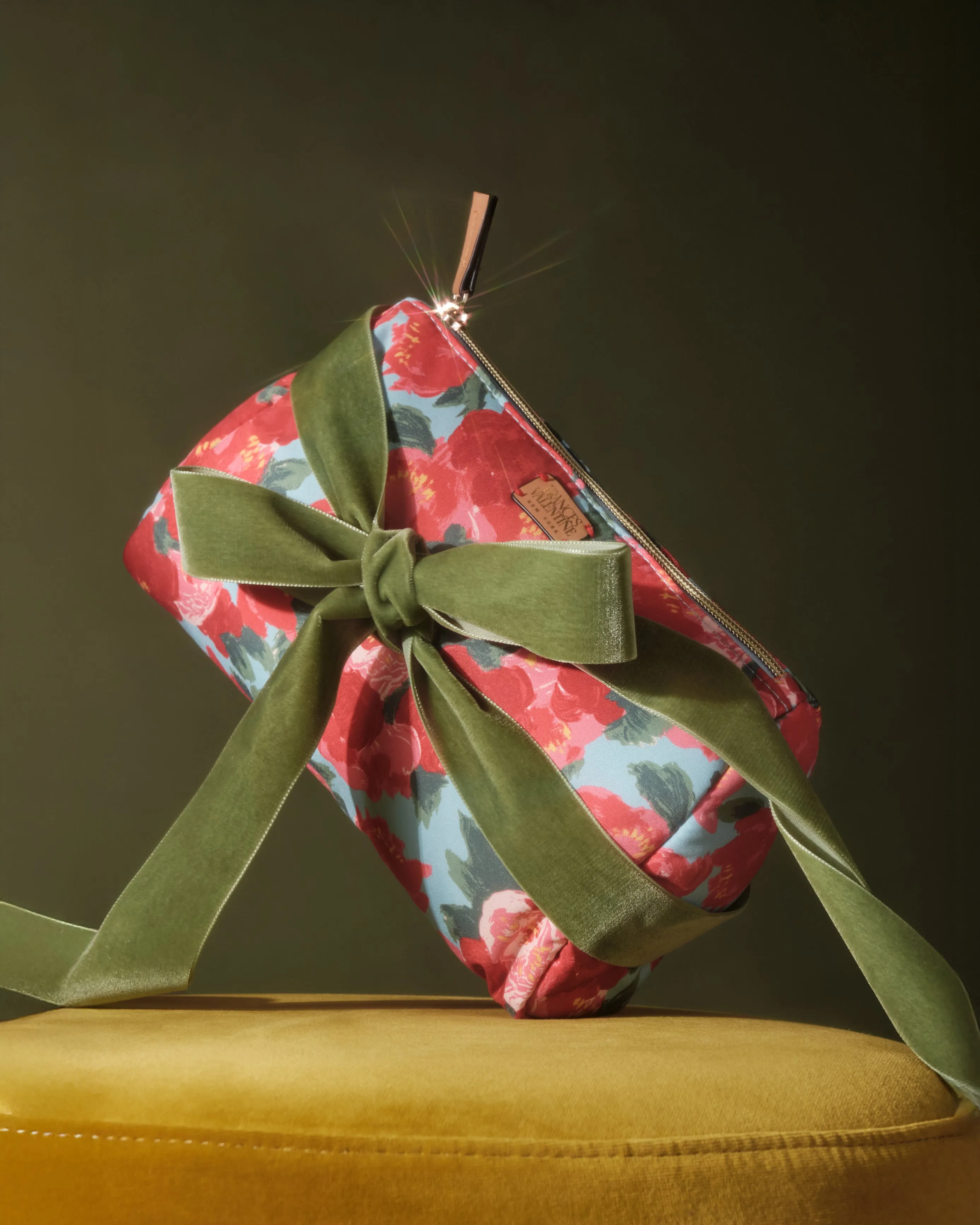 Large Cosmetic Case - Peony Print sold by Frances Valentine product image thumbnail 2