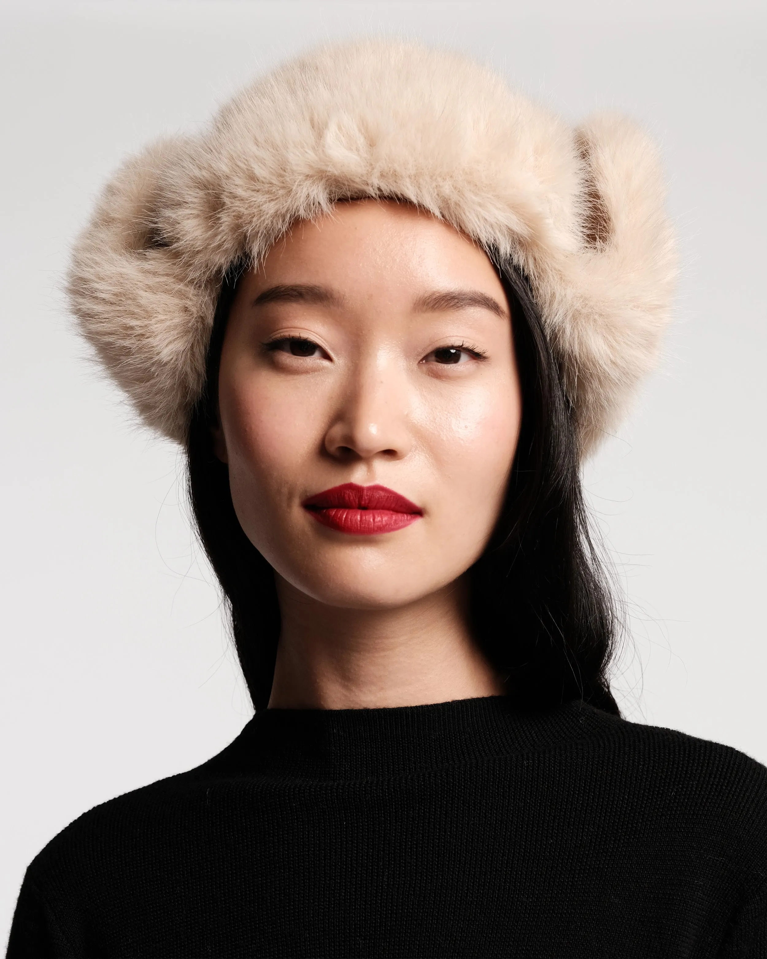 Faux Fur Trapper Hat - Camel sold by Frances Valentine