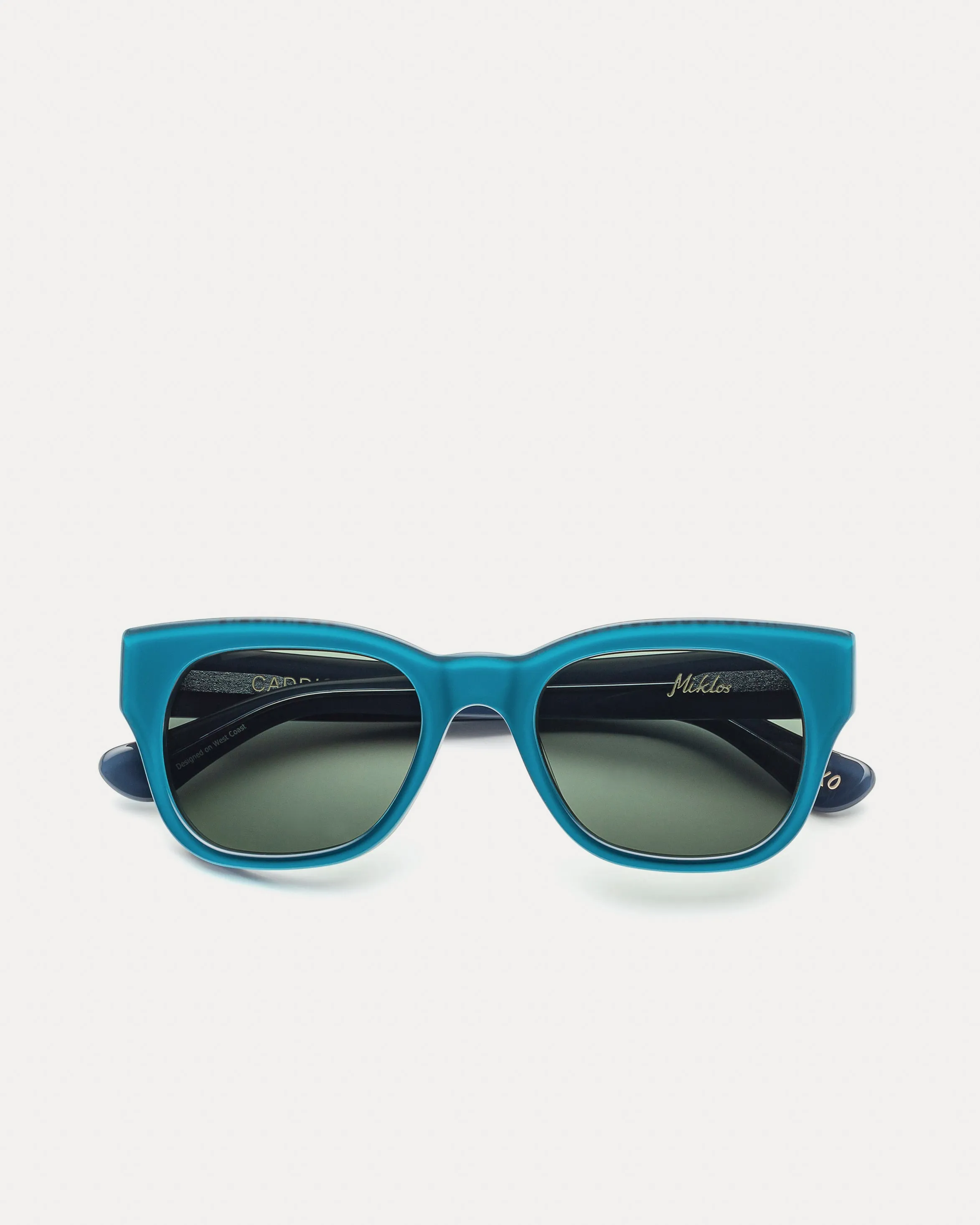 Miklos Sunglasses - Polished Carolina Blue sold by Frances Valentine product image thumbnail 5