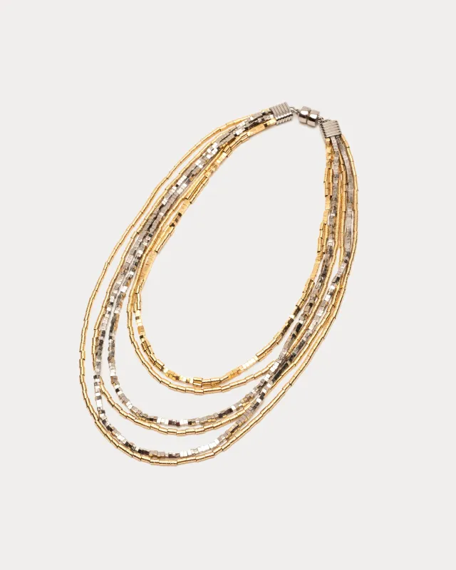 Amunet Necklace - Gold/Silver sold by Frances Valentine